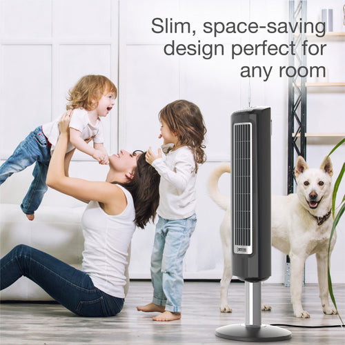 Lasko Tower Fan 3 speed 38in. Rotating with deals remote