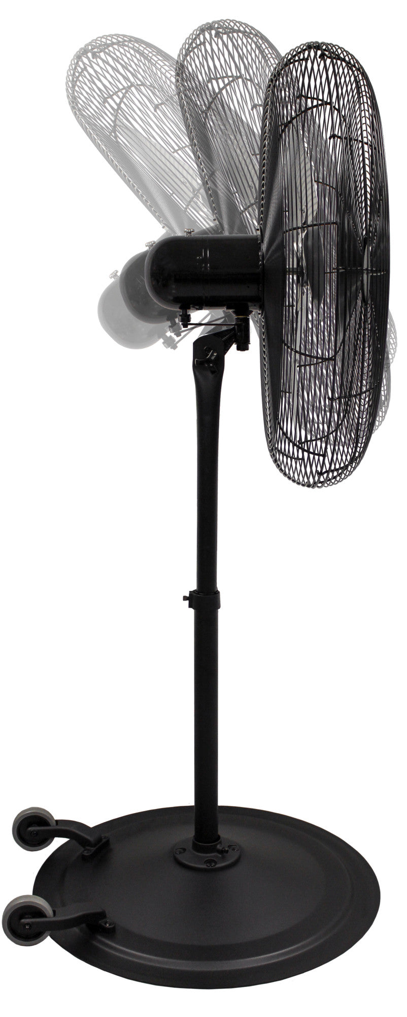 Lasko Max Performance Industrial Grade Oscillating Fan with Wheels