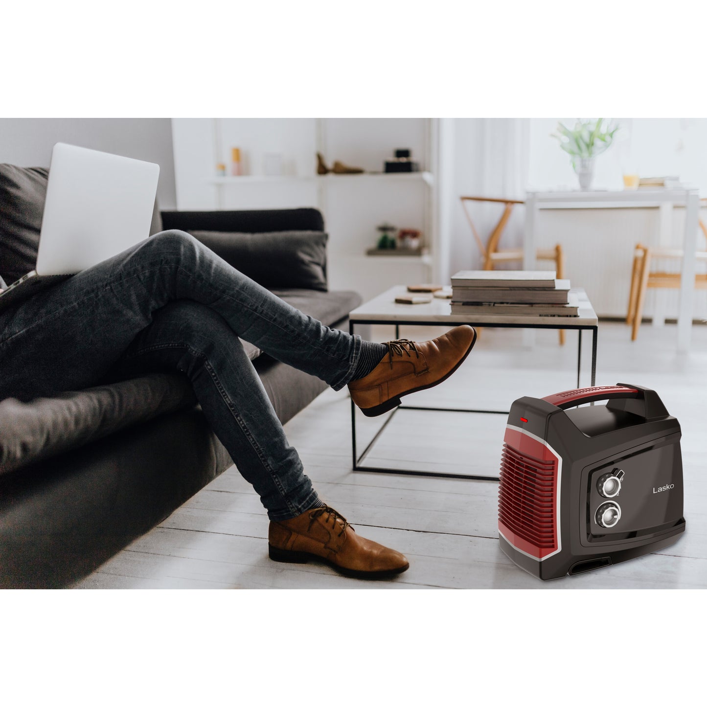 Lasko Ceramic Utility Heater, CU12518, Black