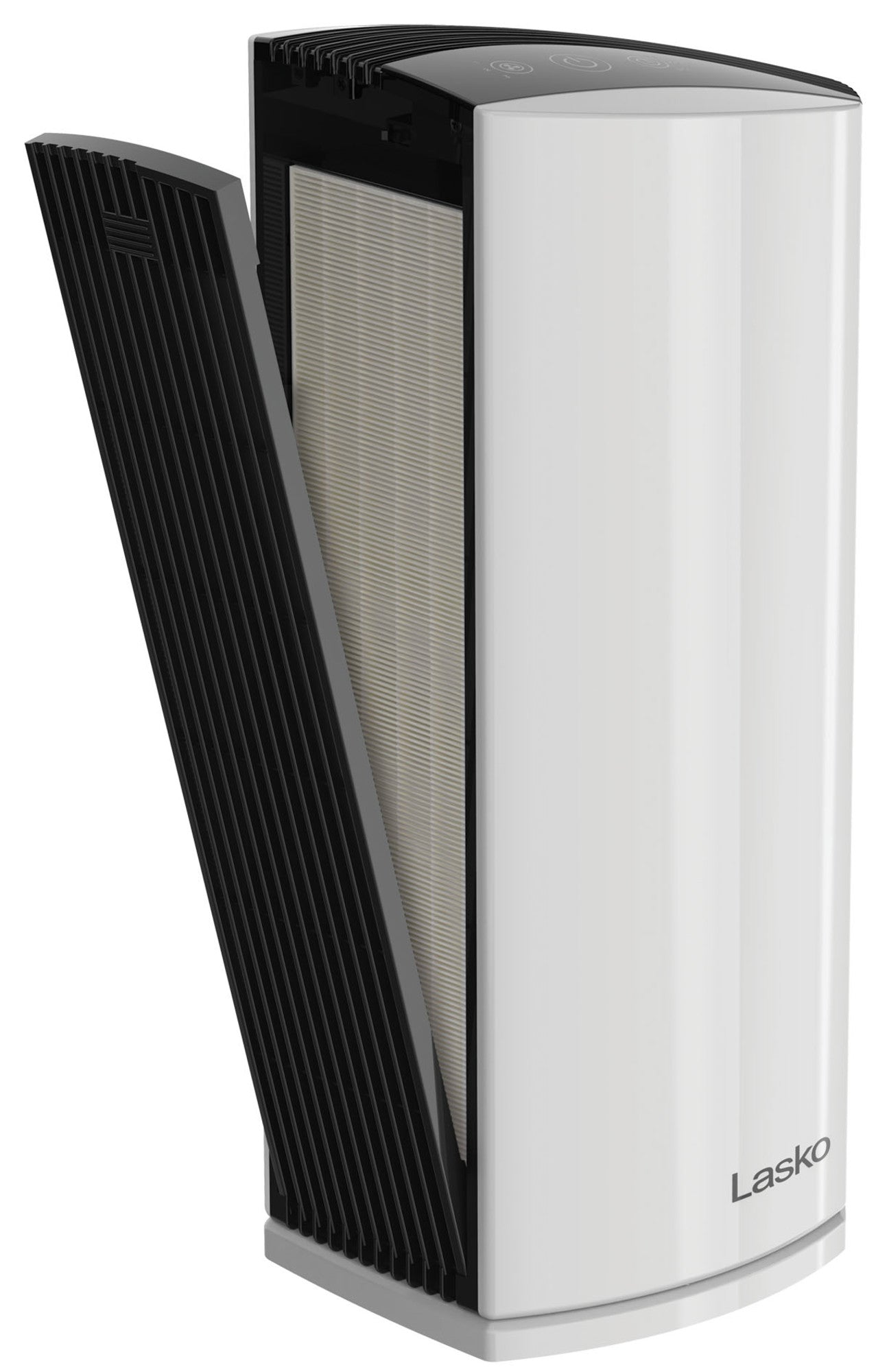 Lasko True HEPA Room Air Purifier with Timer, LP300, White