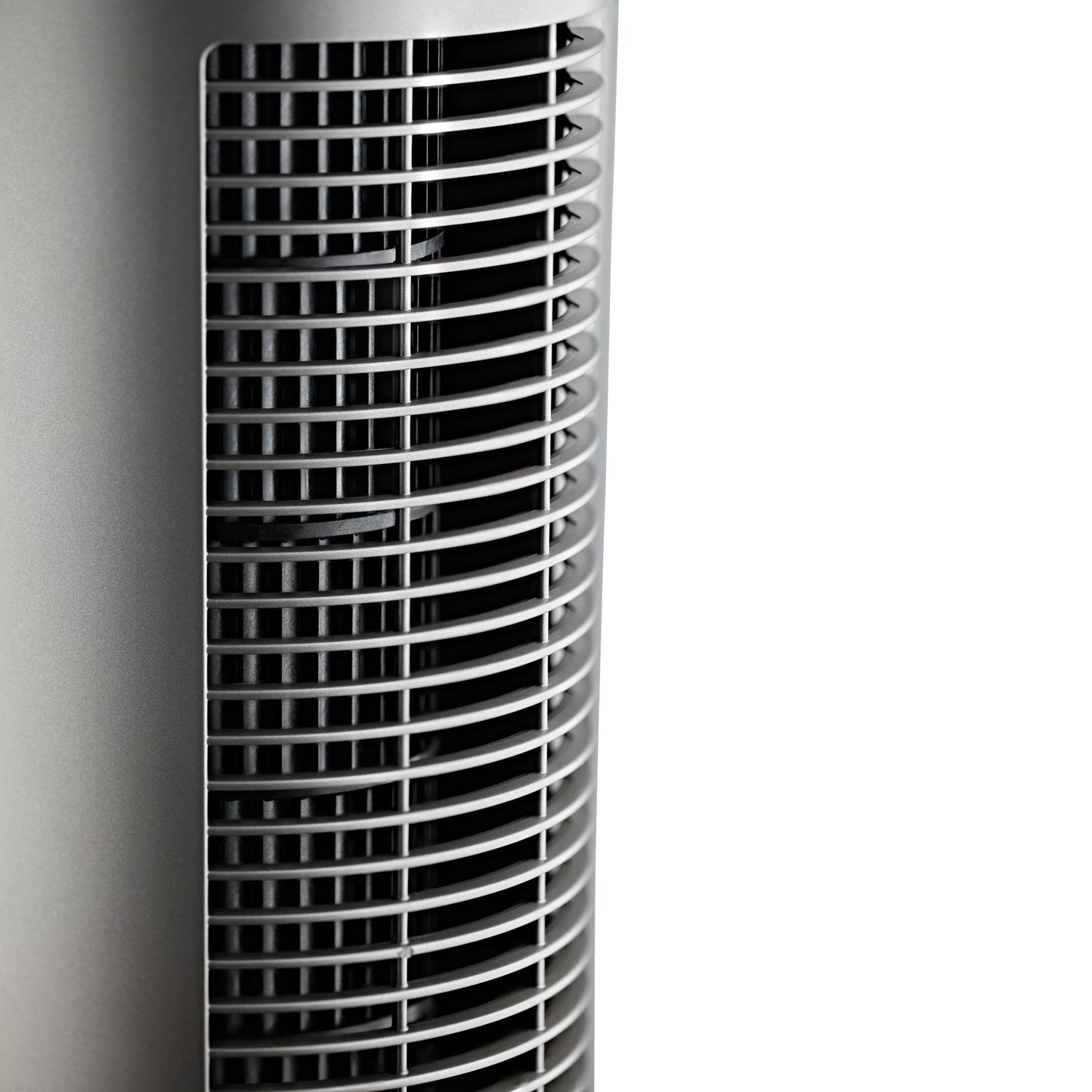 Lasko 42" Wind Curve Oscillating Tower Fan with Nighttime Setting and Remote, T42951, Silver