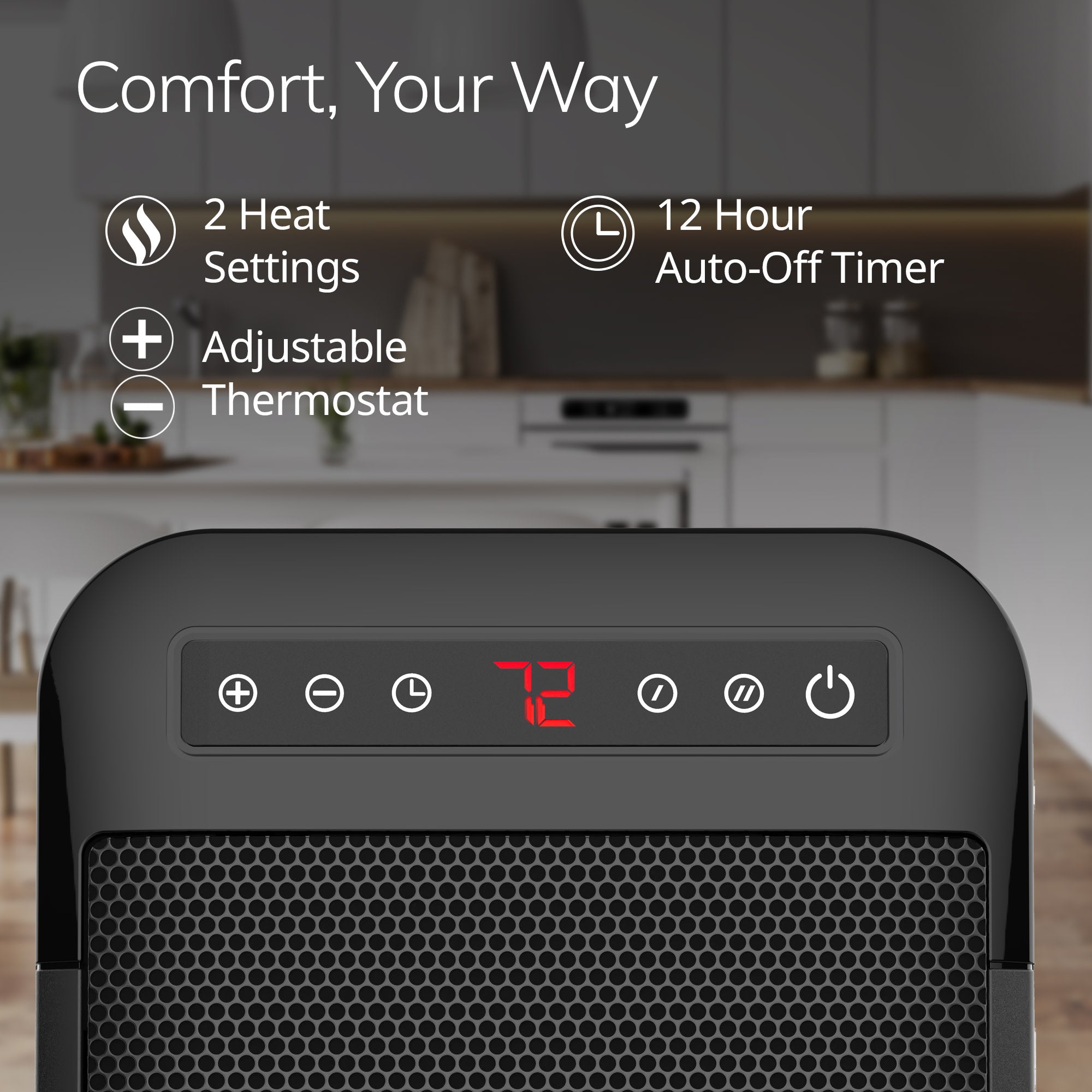 Lasko CD09100 MyHeat Max Digital Personal Ceramic Space Heater