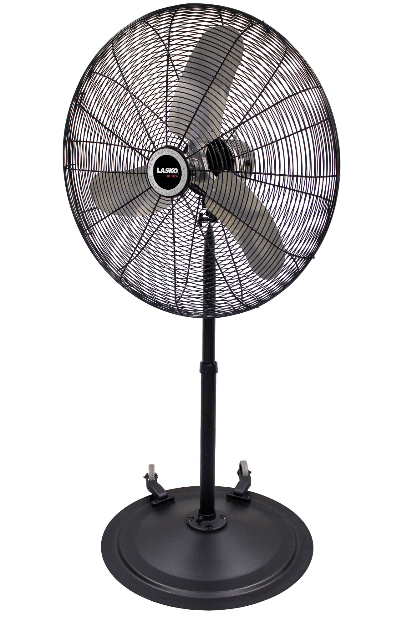Lasko Max Performance Industrial Grade Oscillating Fan with Wheels