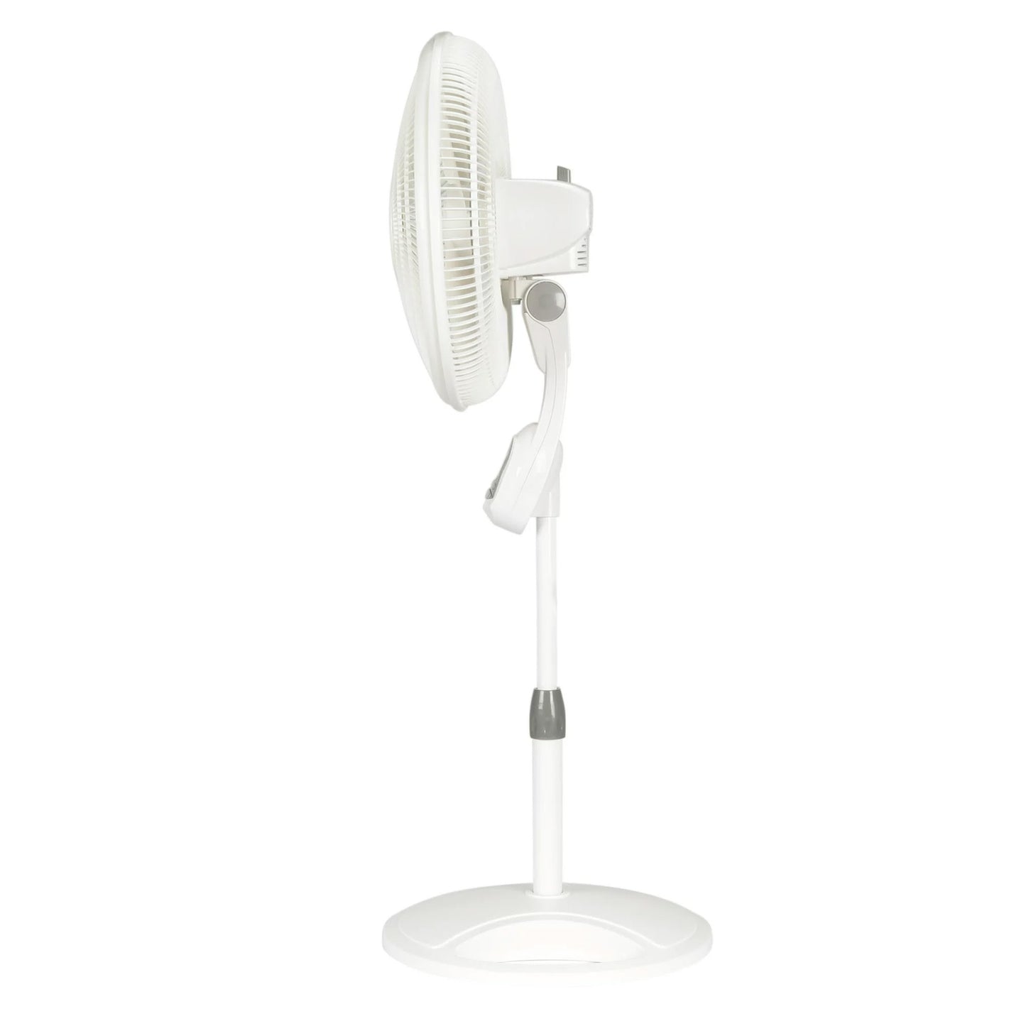 Lasko 16" Oscillating 3-Speed Pedestal Fan with Remote Control, 1646, White