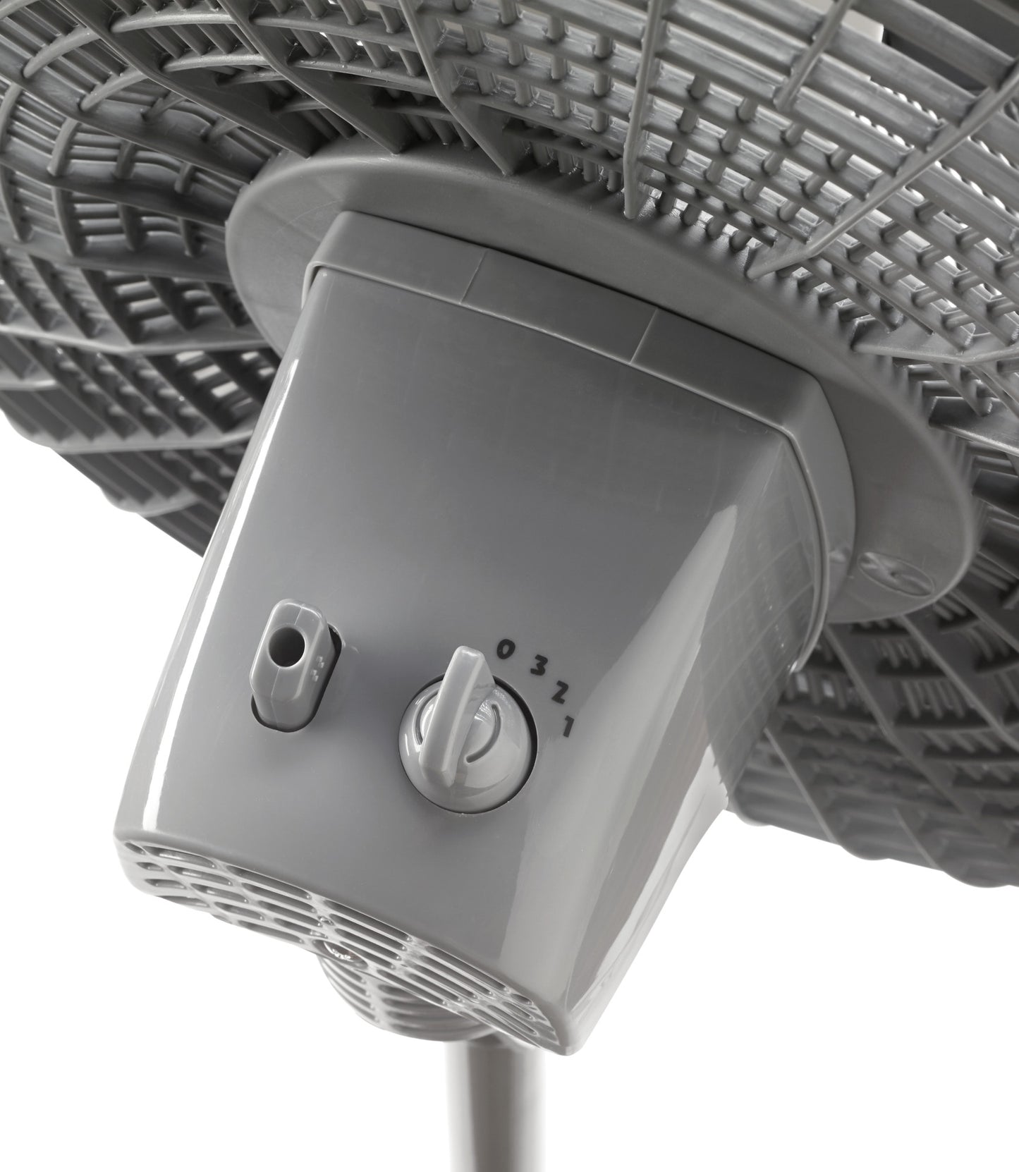 Lasko 16" Adjustable Height Oscillating Pedestal Fan, 2524, Gray