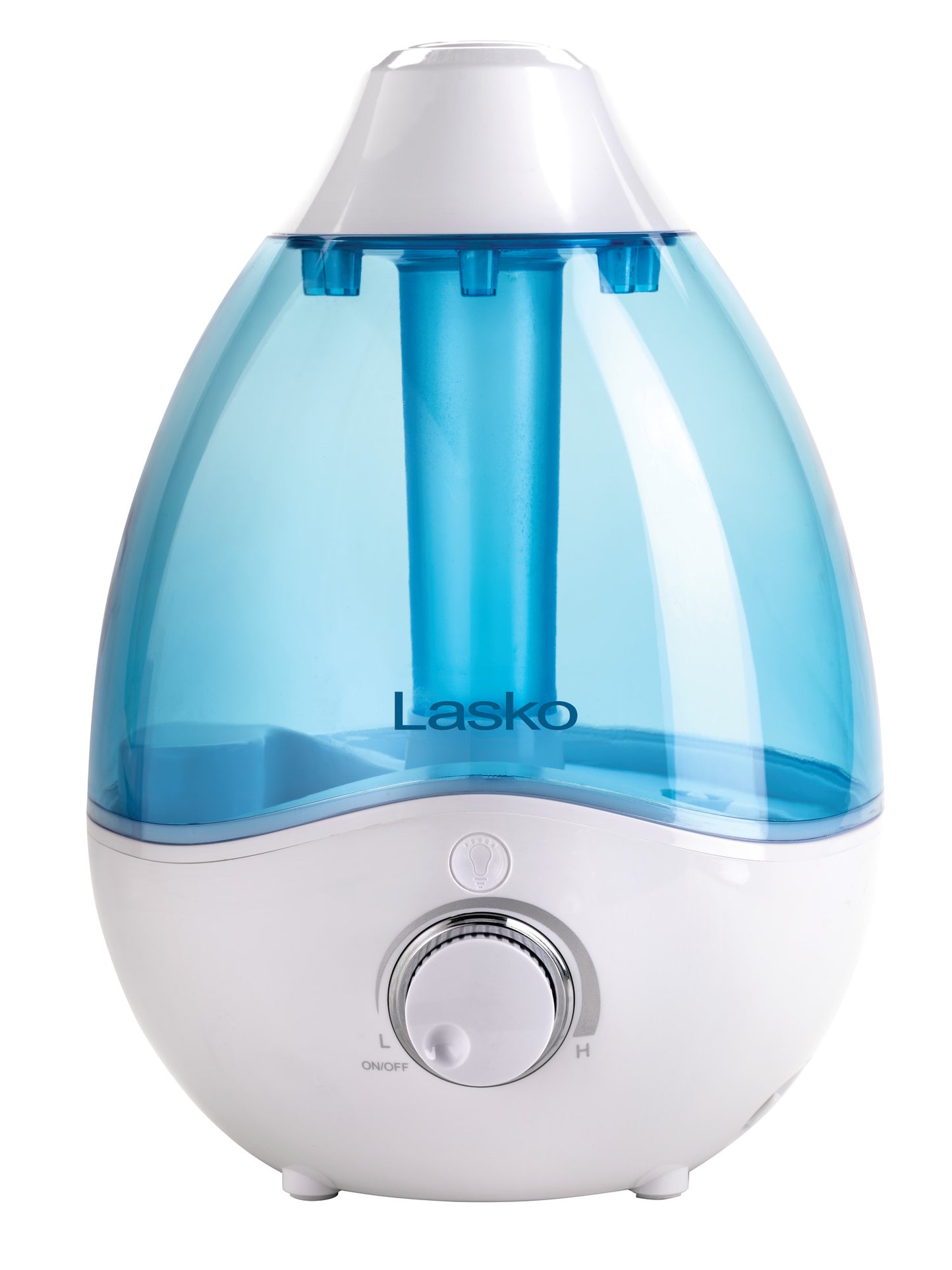 Lasko Ultrasonic Cool Mist Humidifier with Scent Tray and Nightlight, UH200, White and Blue