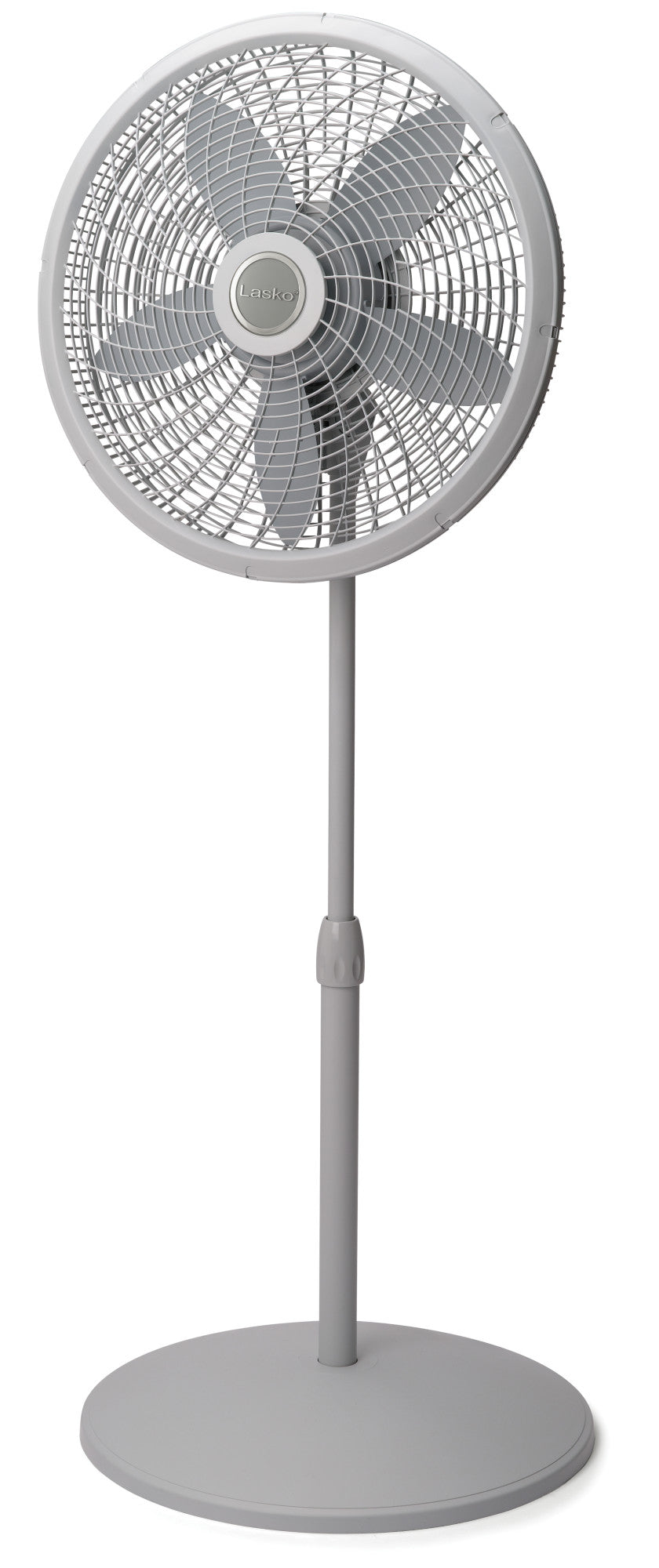 Lasko 18" Adjustable Cyclone Pedestal Fan with 3 Speeds, S18900, Gray