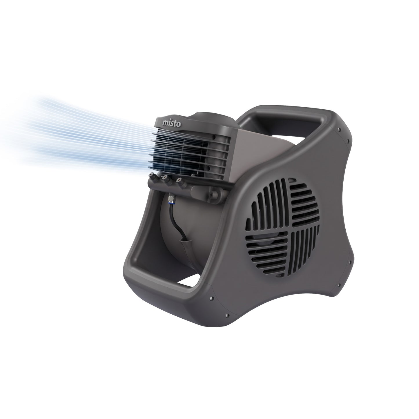 Lasko Misto 15" Outdoor Misting Fan: 3-Speed, Pivoting, Powered Louvers, Black