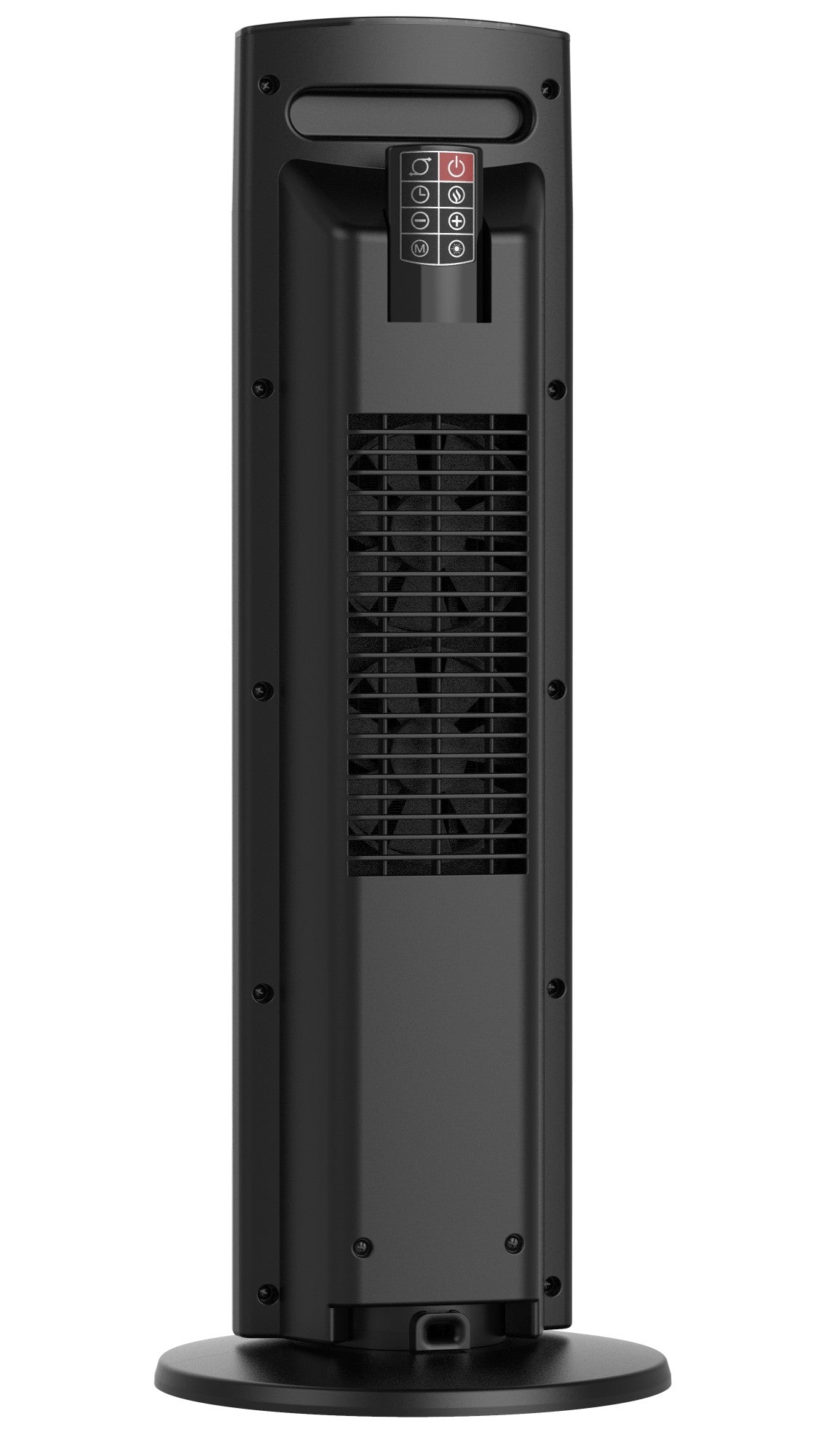Lasko CT24950 Ellipse 24" Tower Space Heater with Remote Control, Black