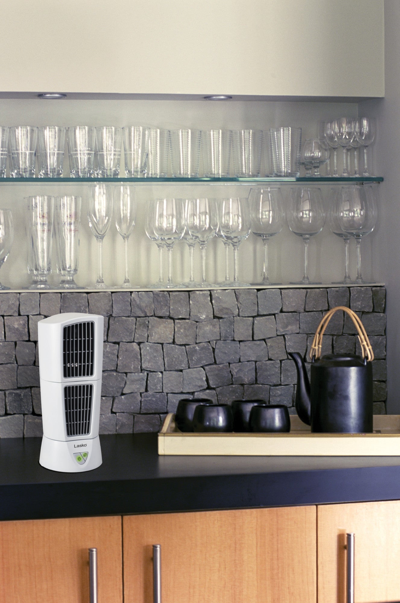 Lasko Platinum Desktop Wind Tower Fan, 4917, White