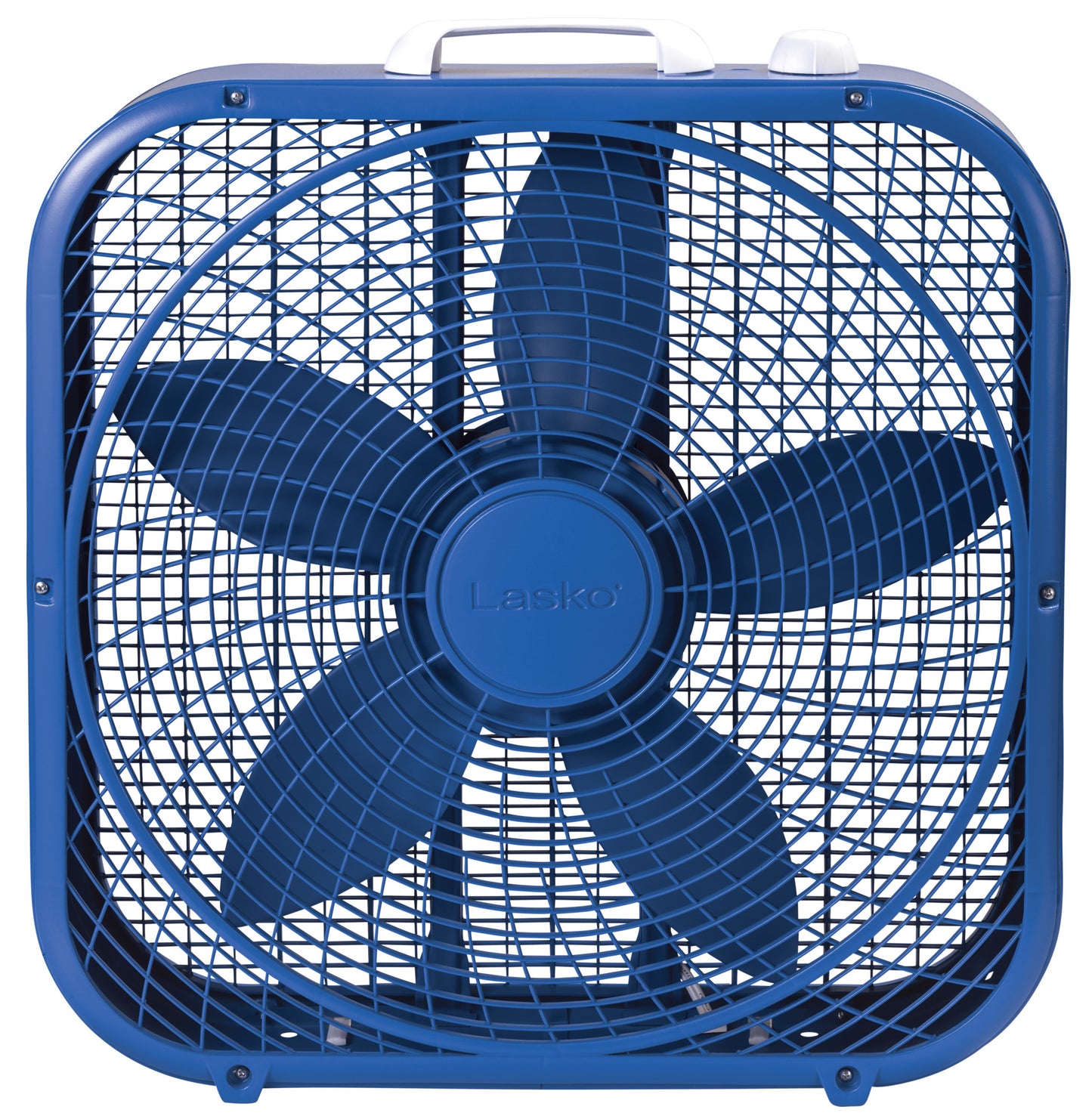 Lasko Cool Colors 20" 3-Speed Box Fan, B20308, Blue