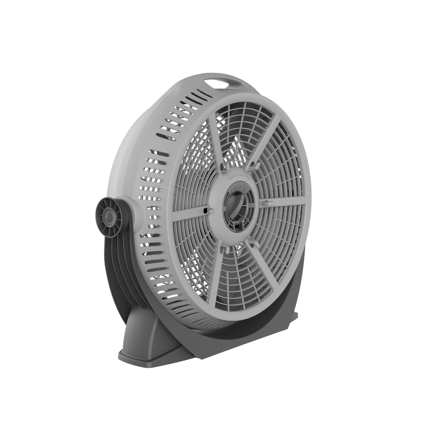 Lasko A20304 Wind Machine® 20" Air Circulator Fan with 320° Adjustable Tilt, Gray