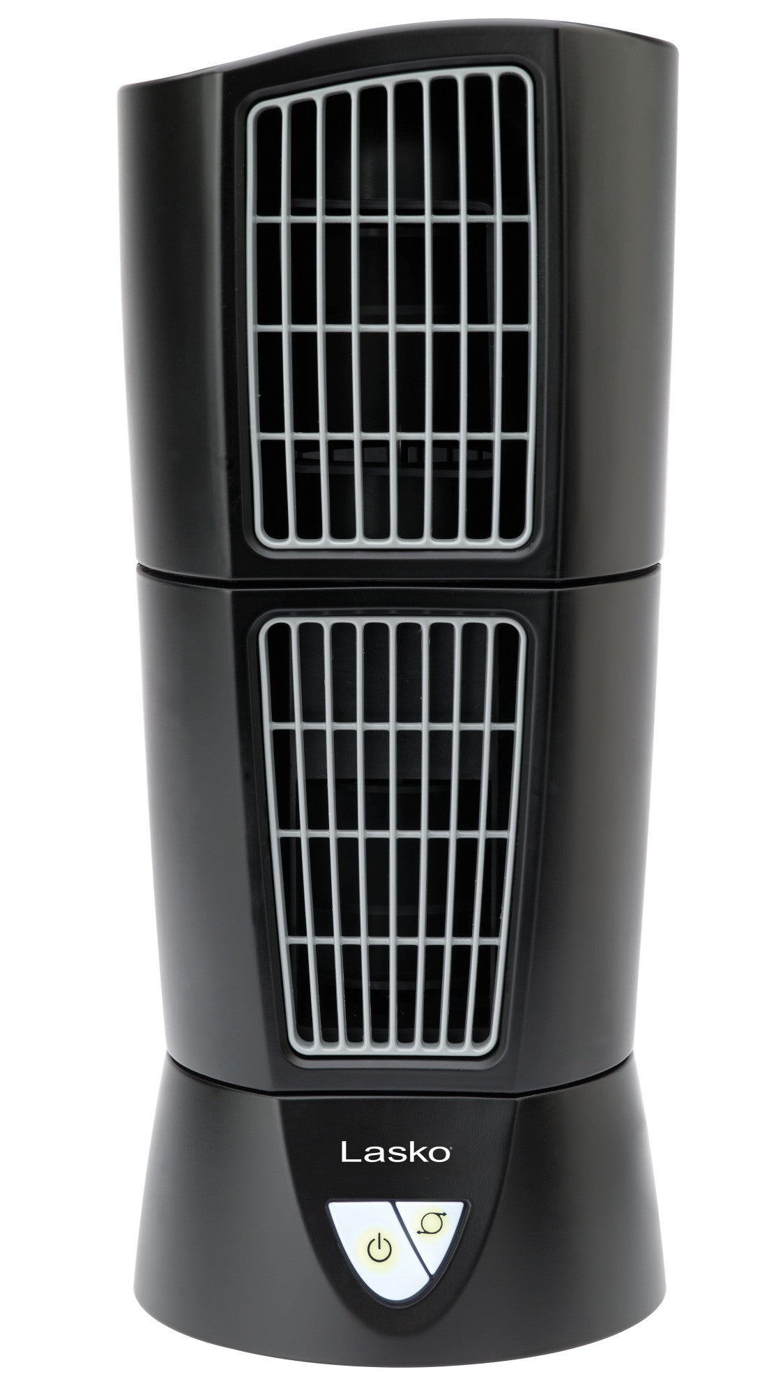 Lasko 14" Desktop Wind Tower 3-Speed Oscillating Table Fan, 4916, Black