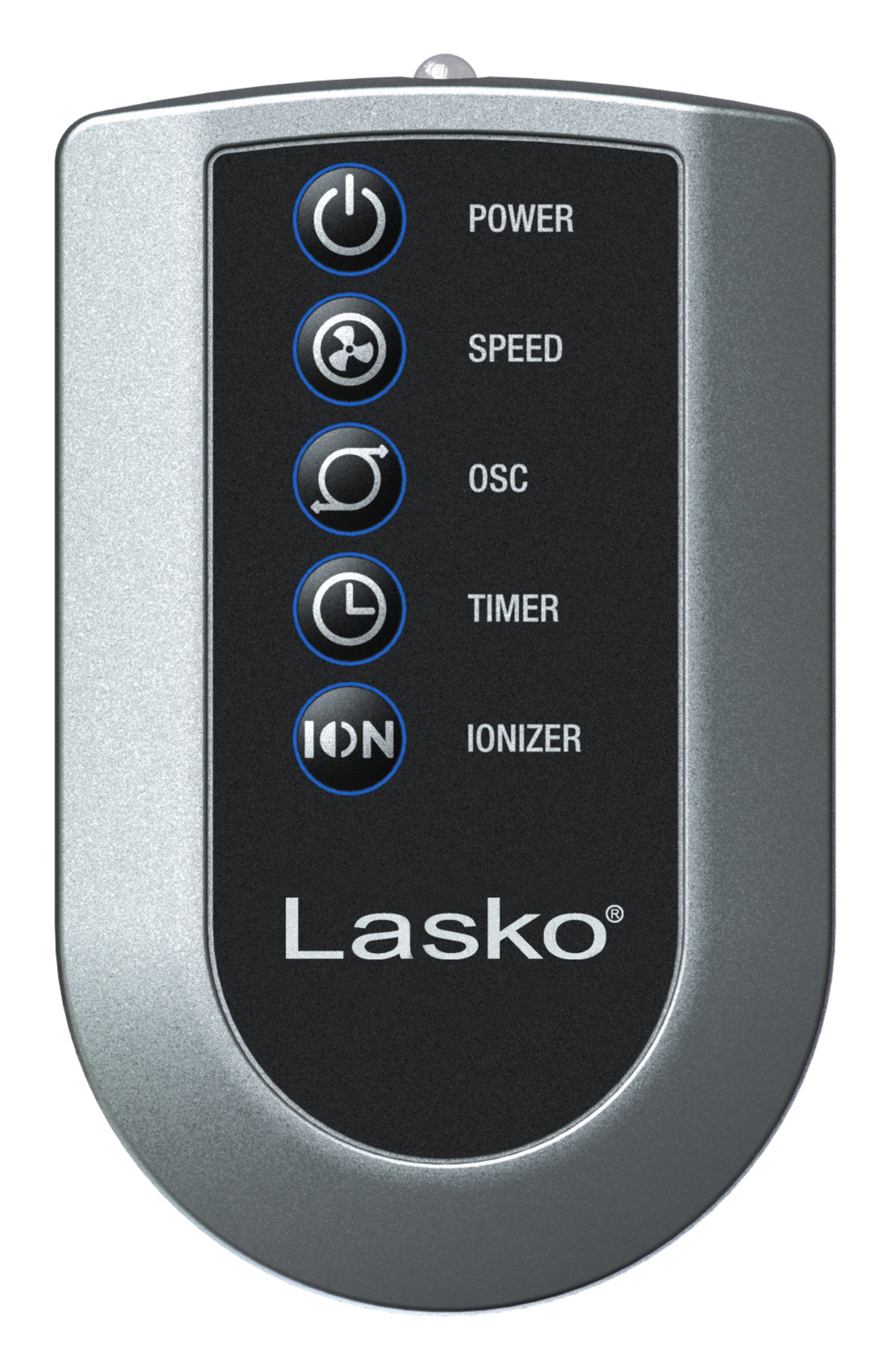 Lasko 36" Oscillating 3-Speed Tower Fan and Ionizer with Remote Control, 2505, Black