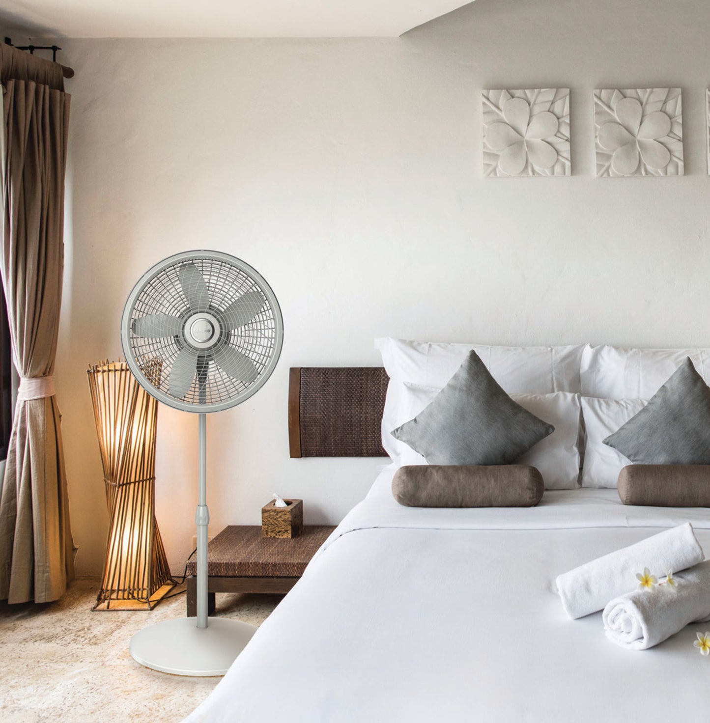 Lasko S18902 18" Adjustable Cyclone Pedestal Fan with 3 Speeds