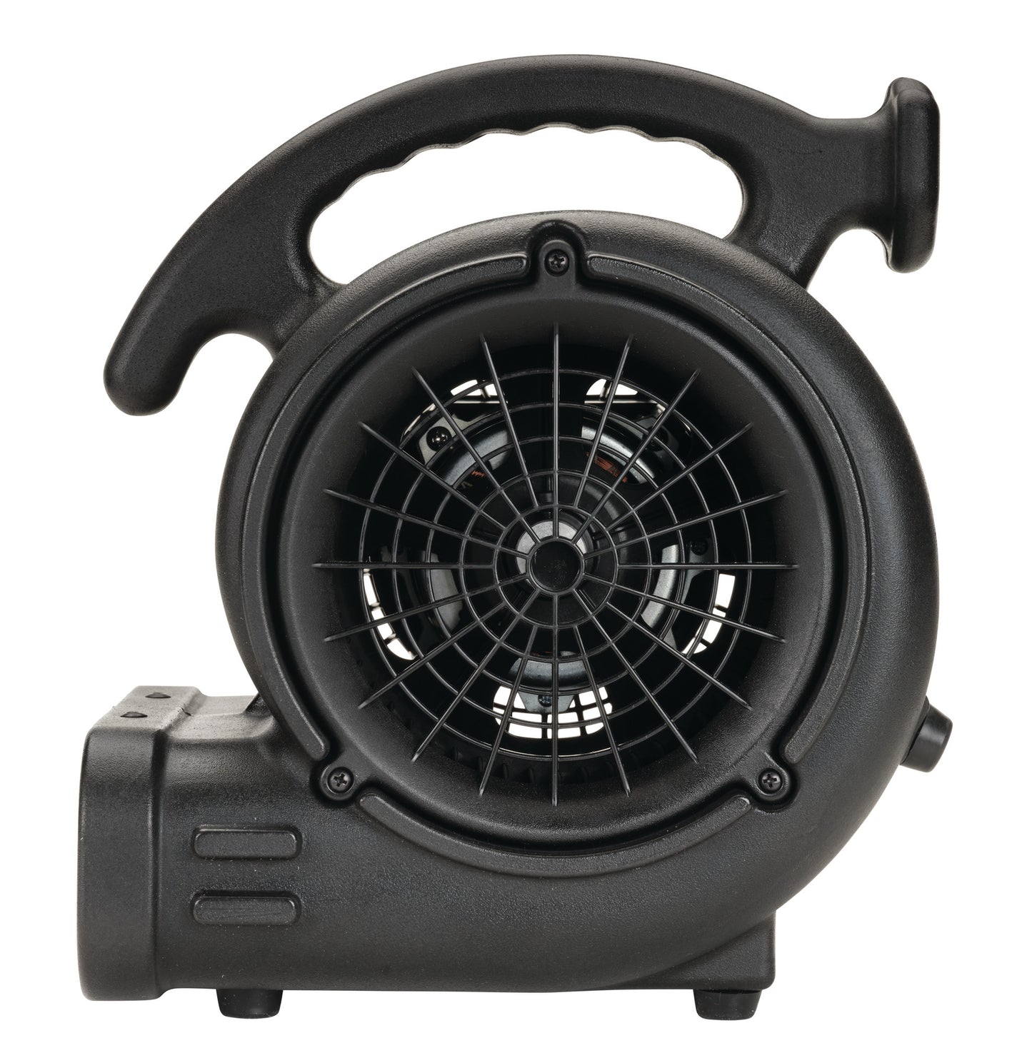 Lasko 3-Speed Super Fan Max Air Mover Floor Fan with Outlets, SF-20-BK, Black