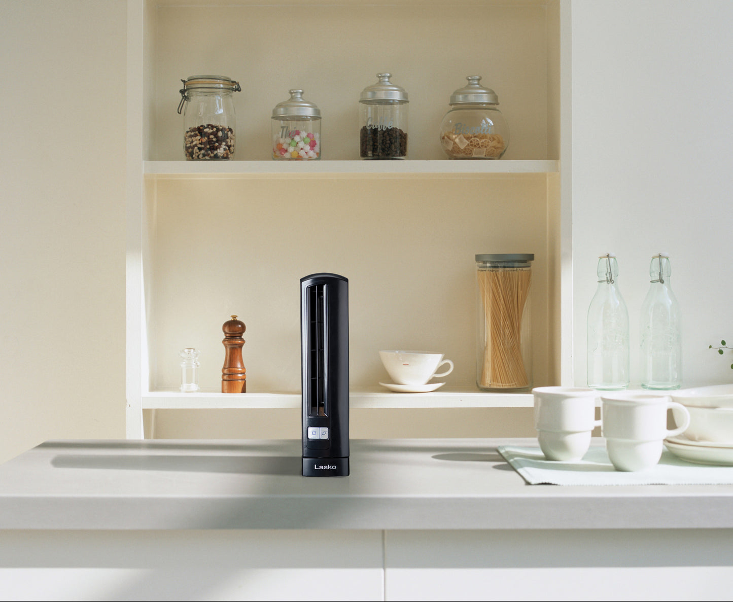 Lasko T14200 14" Air Stik Ultra Slim Oscillating Table Top Fan