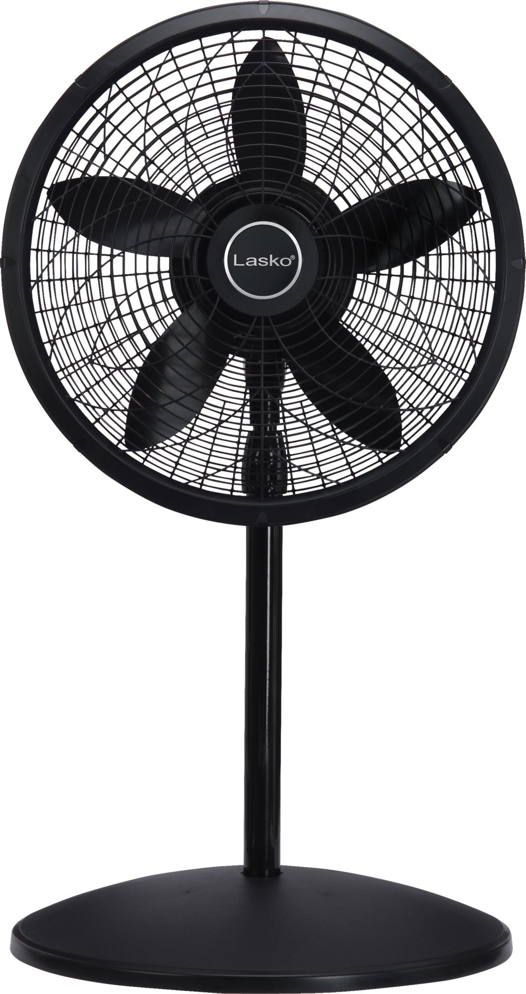 Lasko 18" Oscillating Pedestal Fan with 3 Quiet Speeds, 1827, Black