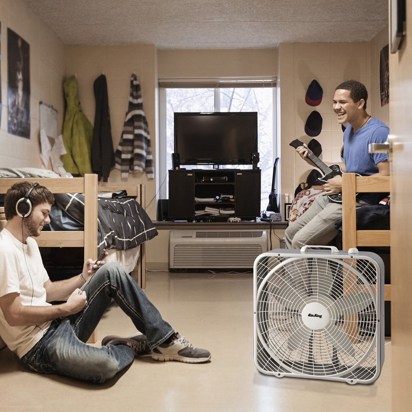 Air King 20" Commercial Grade Box Fan (3-speed, white)