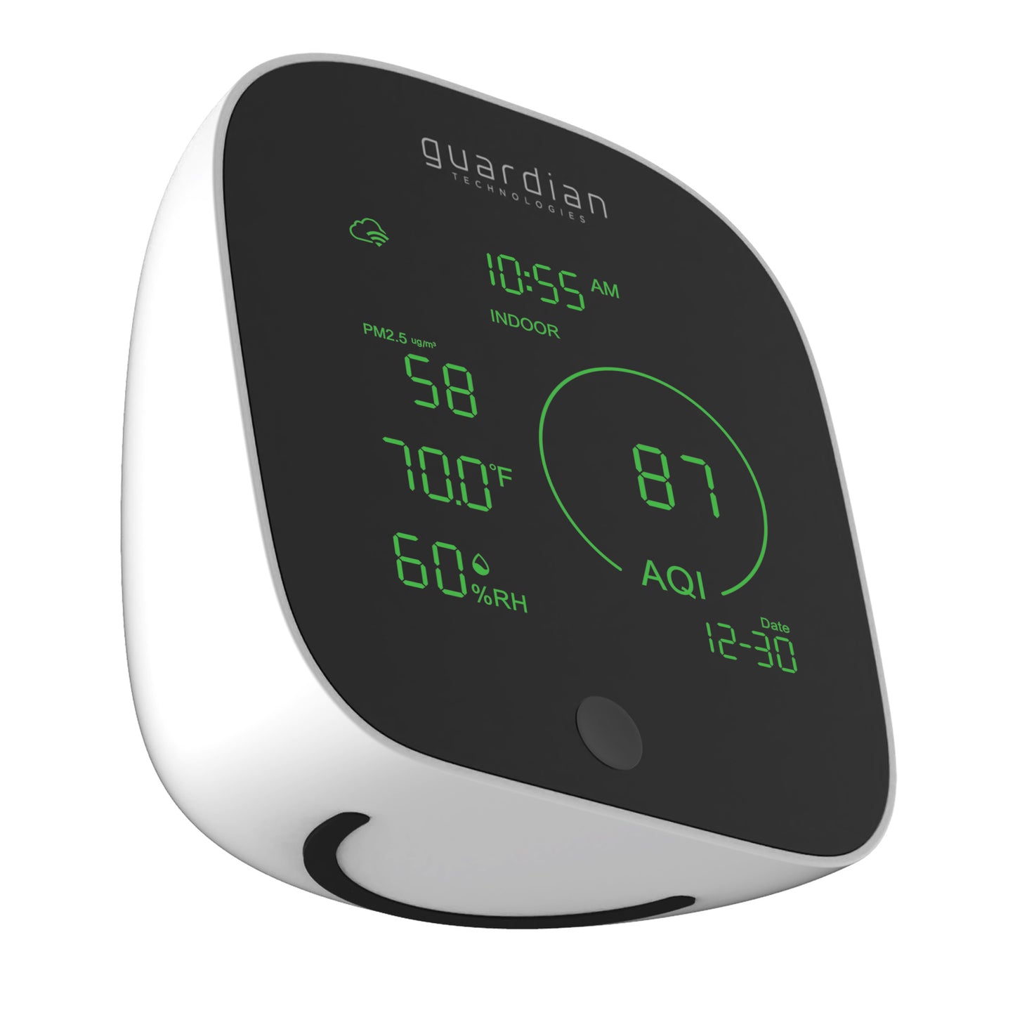 GermGuardian AQM101 Smart Air Quality Monitor, White