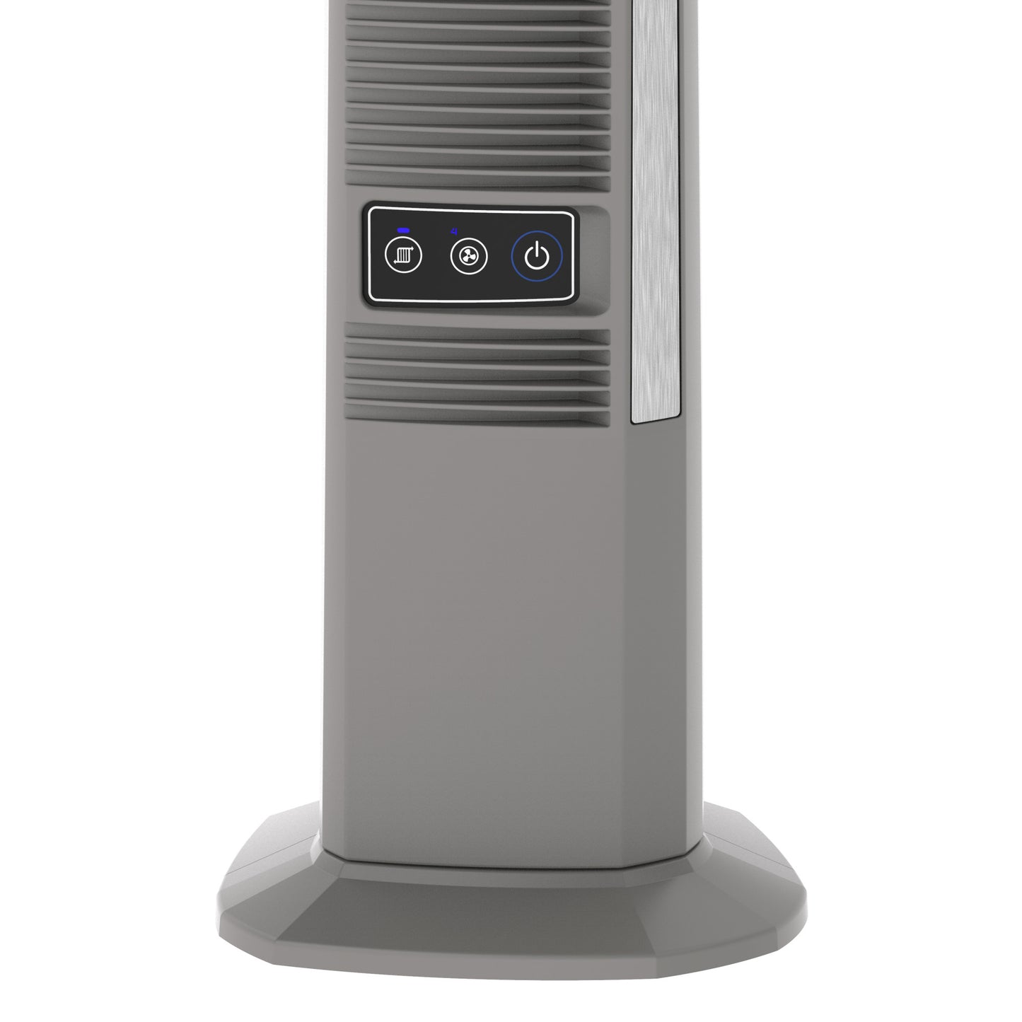 Lasko 42" 4-Speed Oscillating Outdoor Tower Fan with 10-Foot Power Cord, YF202, Gray