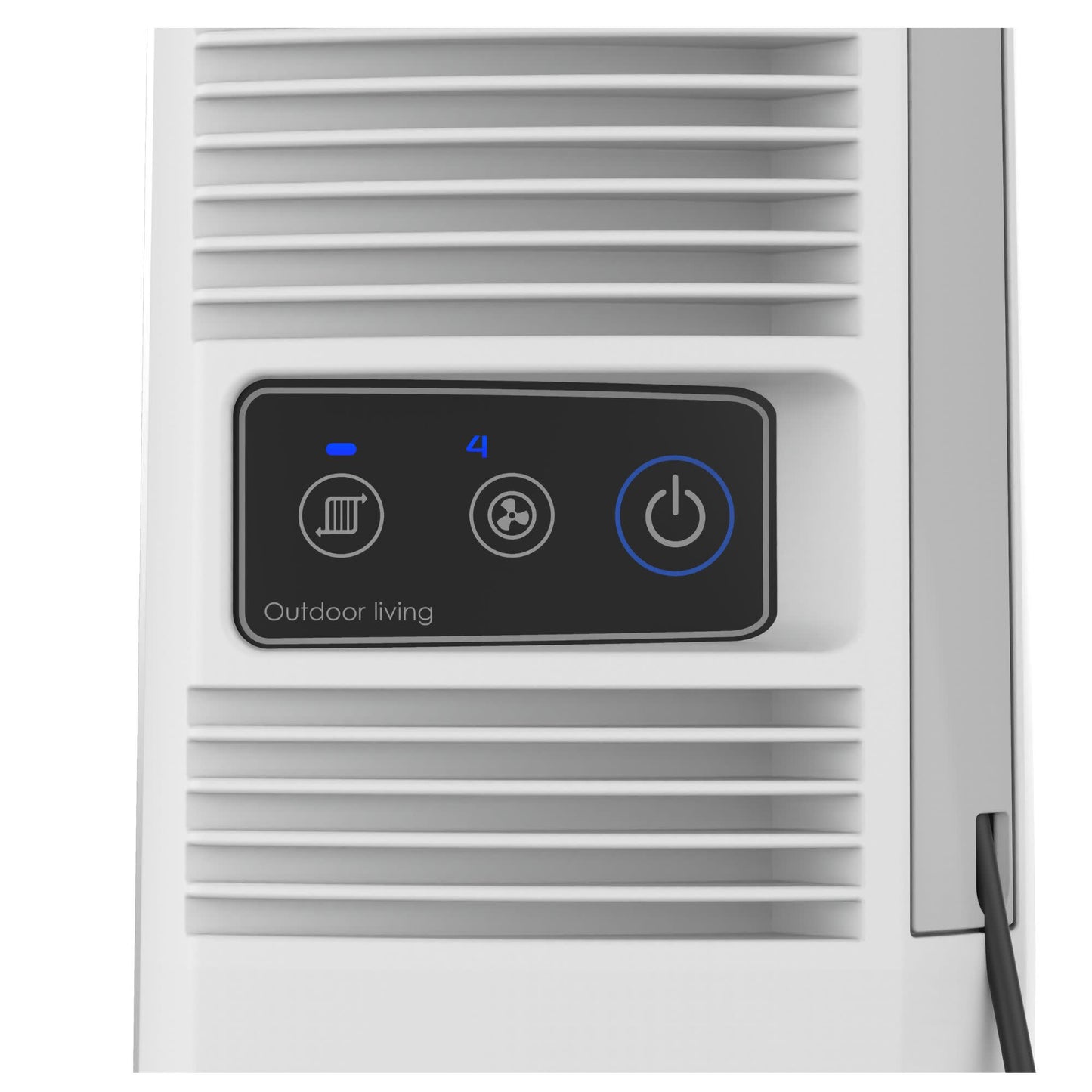 Lasko YF321 42" Misting Outdoor Tower Fan with 10-Foot Power Cord and 4 speeds: White