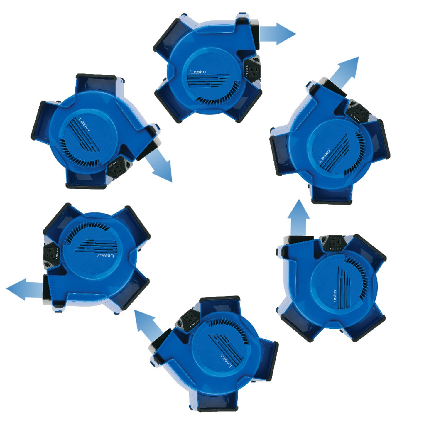 Lasko X12905 Multi-Position Utility Blower Floor Fan