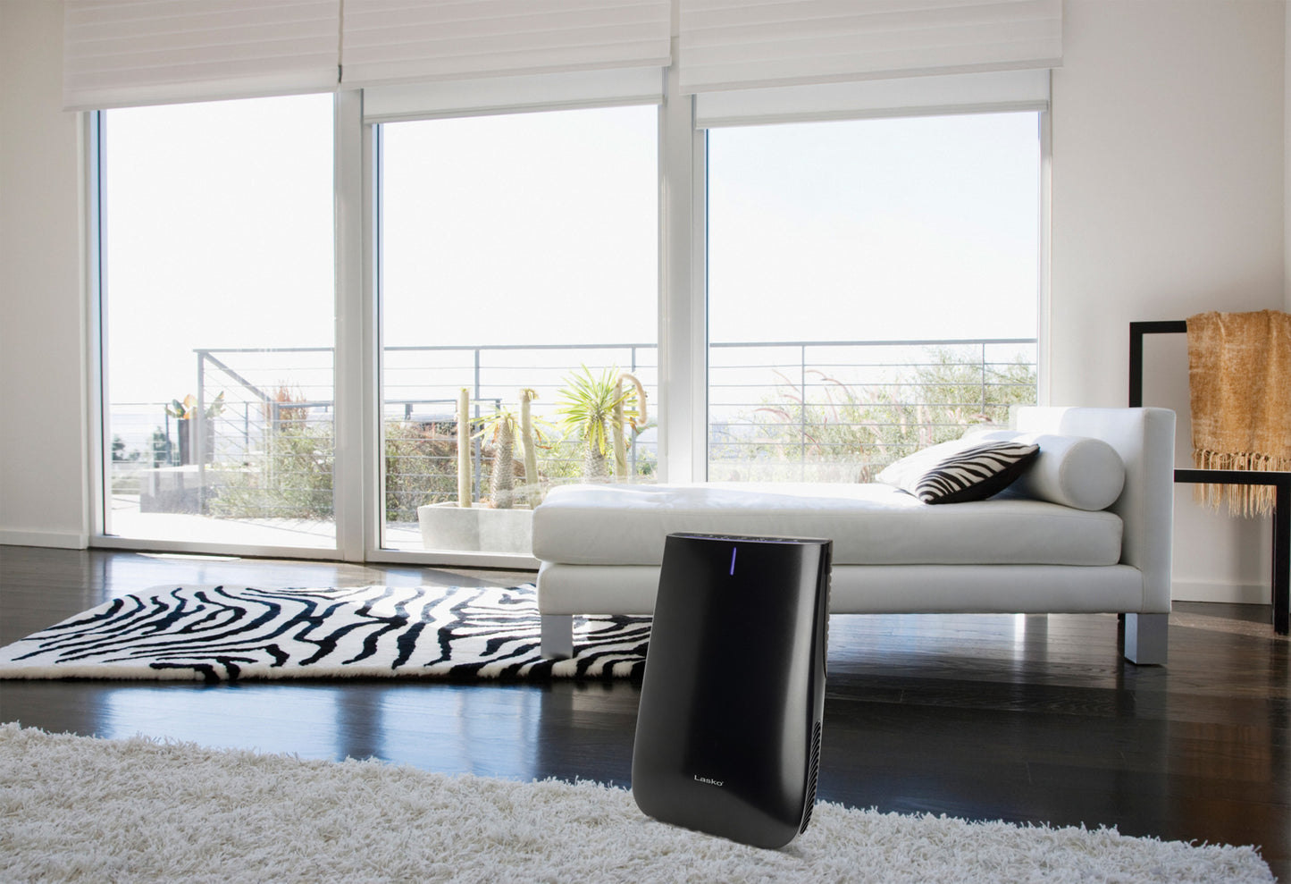 Lasko Pure Platinum Air Purifier with HEPA-Type Filtration, HF25630, Black