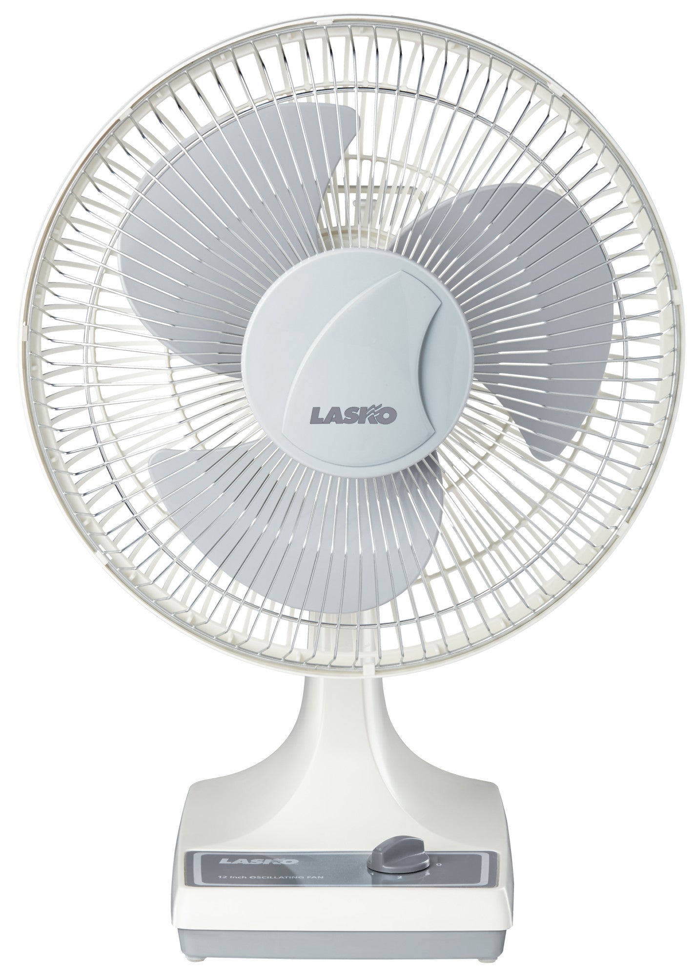 Lasko 12" Oscillating Table Fan, 3150G, White