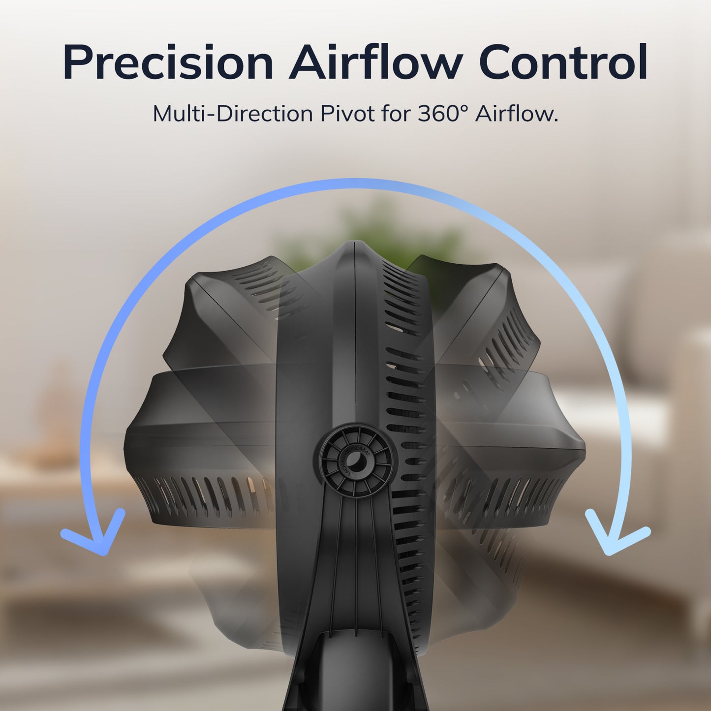 Lasko Wind Machine® A20305 20" Pivoting 3-Speed Air Circulator Fan: Black