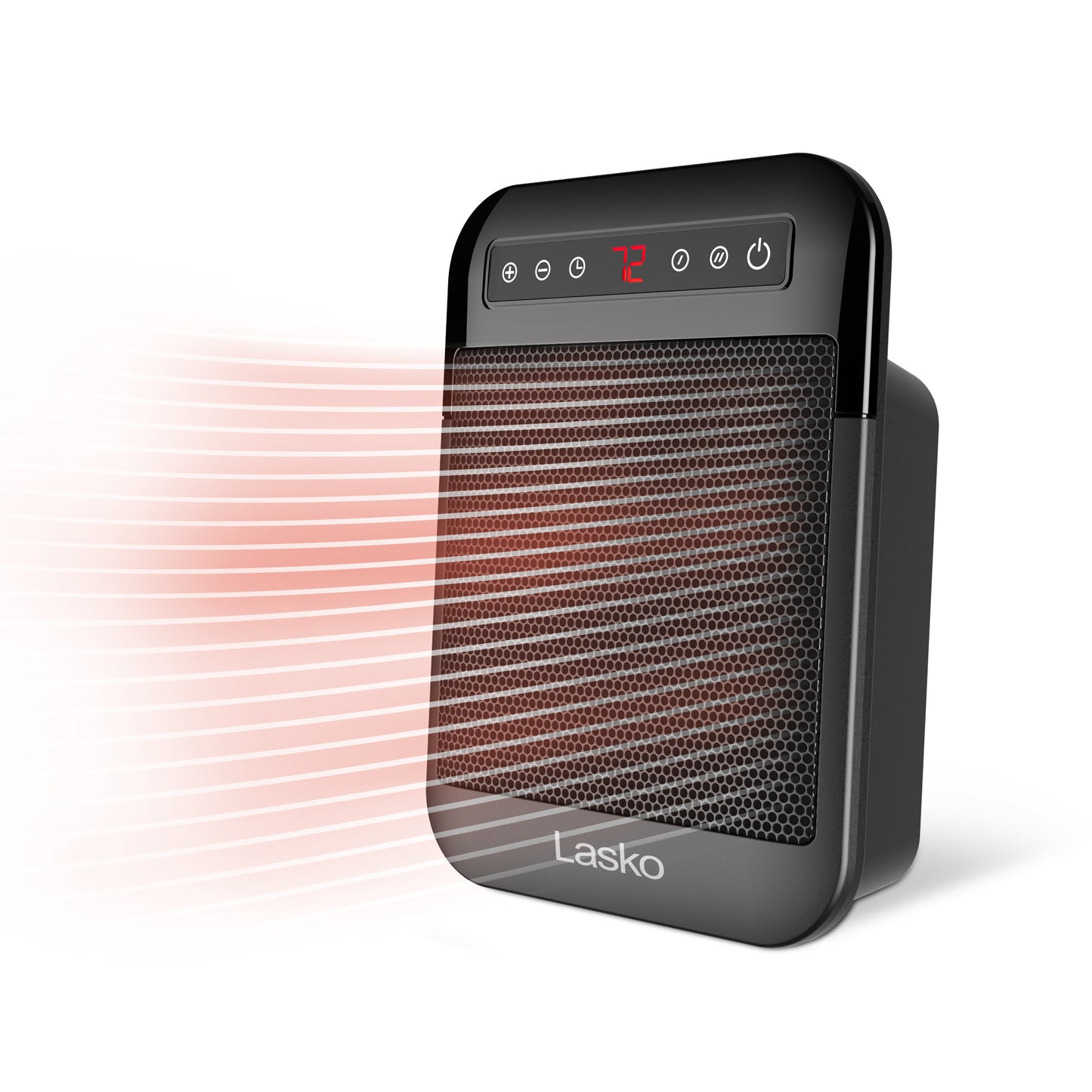 Lasko CD09101 MyHeat Max Digital Personal Ceramic Space Heater with Tip Switch, Black