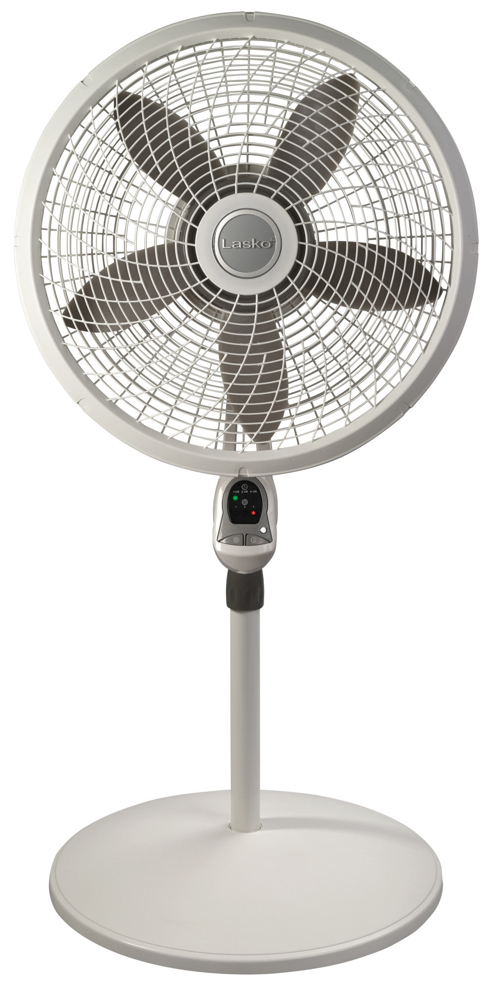 Lasko 18" Cyclone 3- Speed Pedestal Fan with Remote, 1885, White