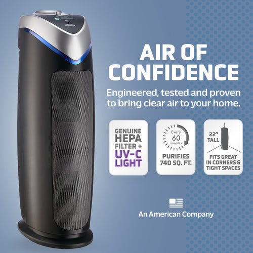 Air purifier with HEPA filter