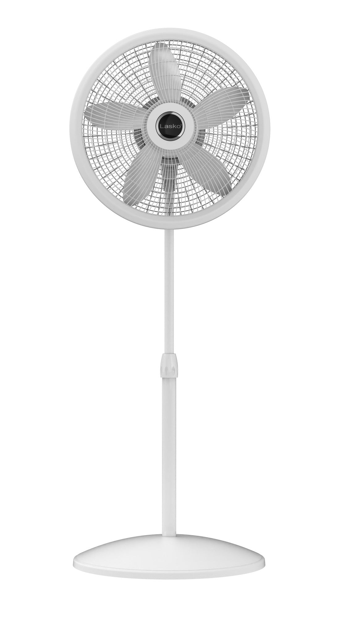 Lasko S18931 Cyclone® 18" Oscillating 3-Speed Adjustable Pedestal Fan, White