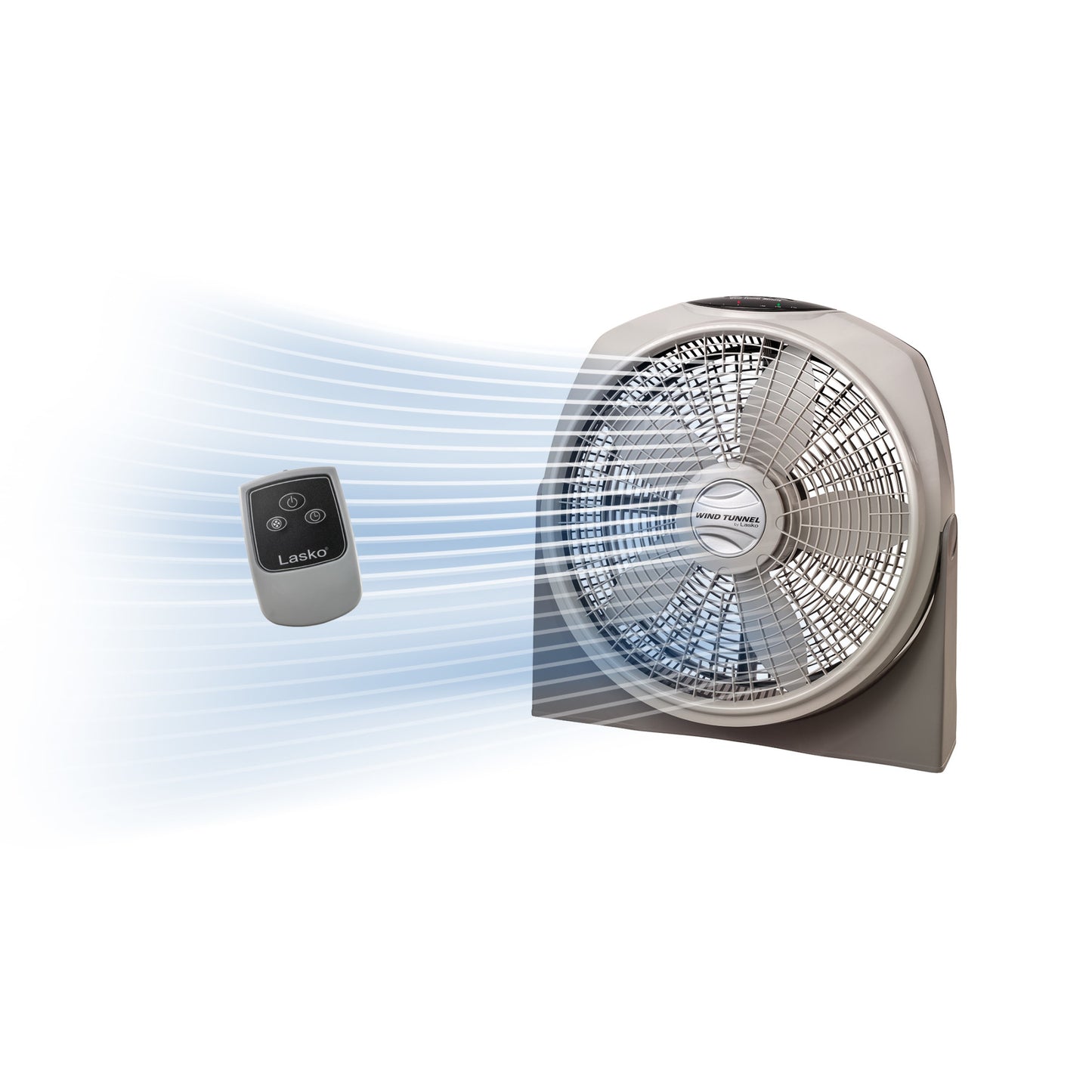 Lasko 20" Air Circulator Fan: Wall Mount, 3-Speed, Remote, Timer, Tan