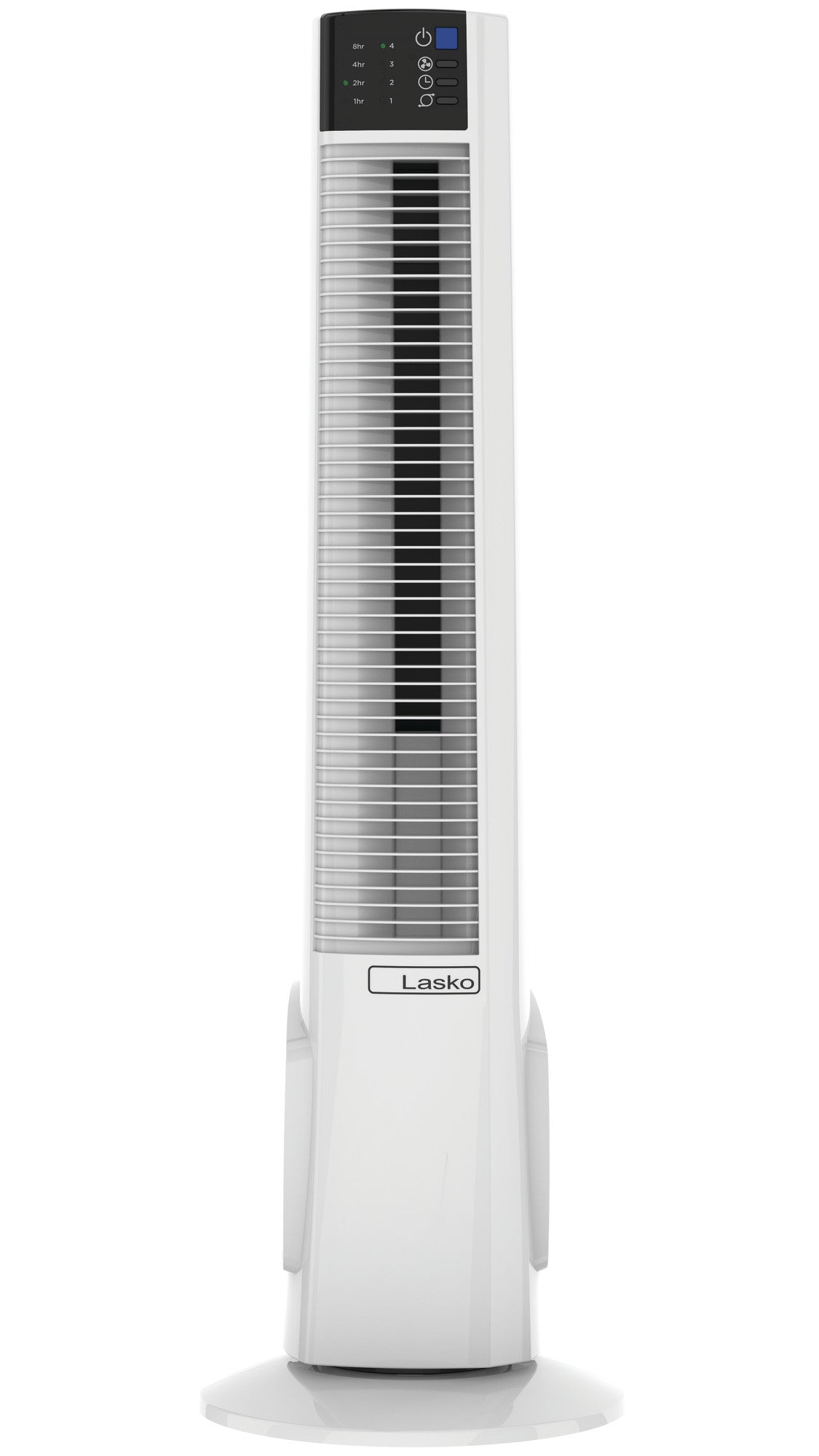 Lasko 38" Oscillating Tower Fan with Remote Control, T38400, White