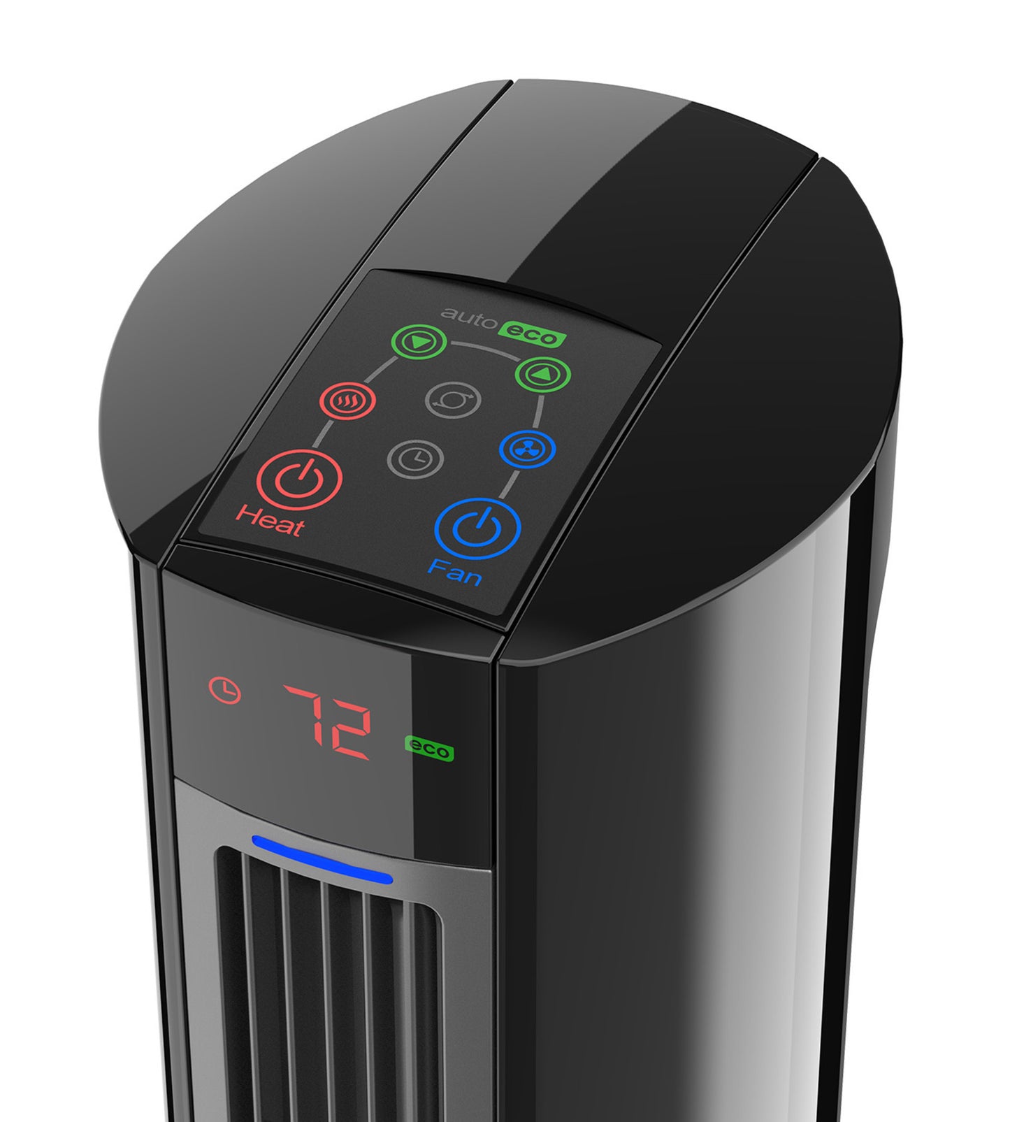 Lasko All Season Comfort Control Tower Fan and Space Heater with Remote Control, FH620, Black