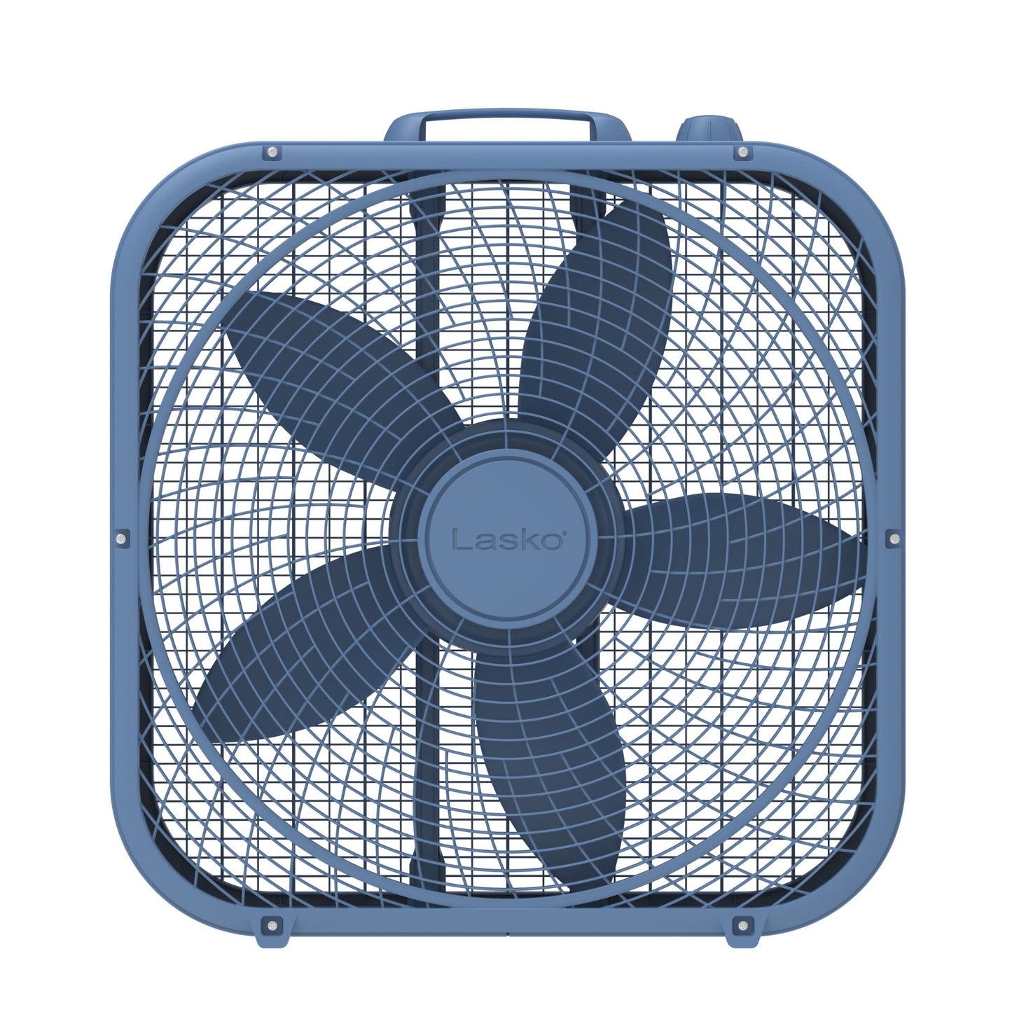 Lasko WindRing® 20" Box Fan (3-speed, manual, laguna blue)