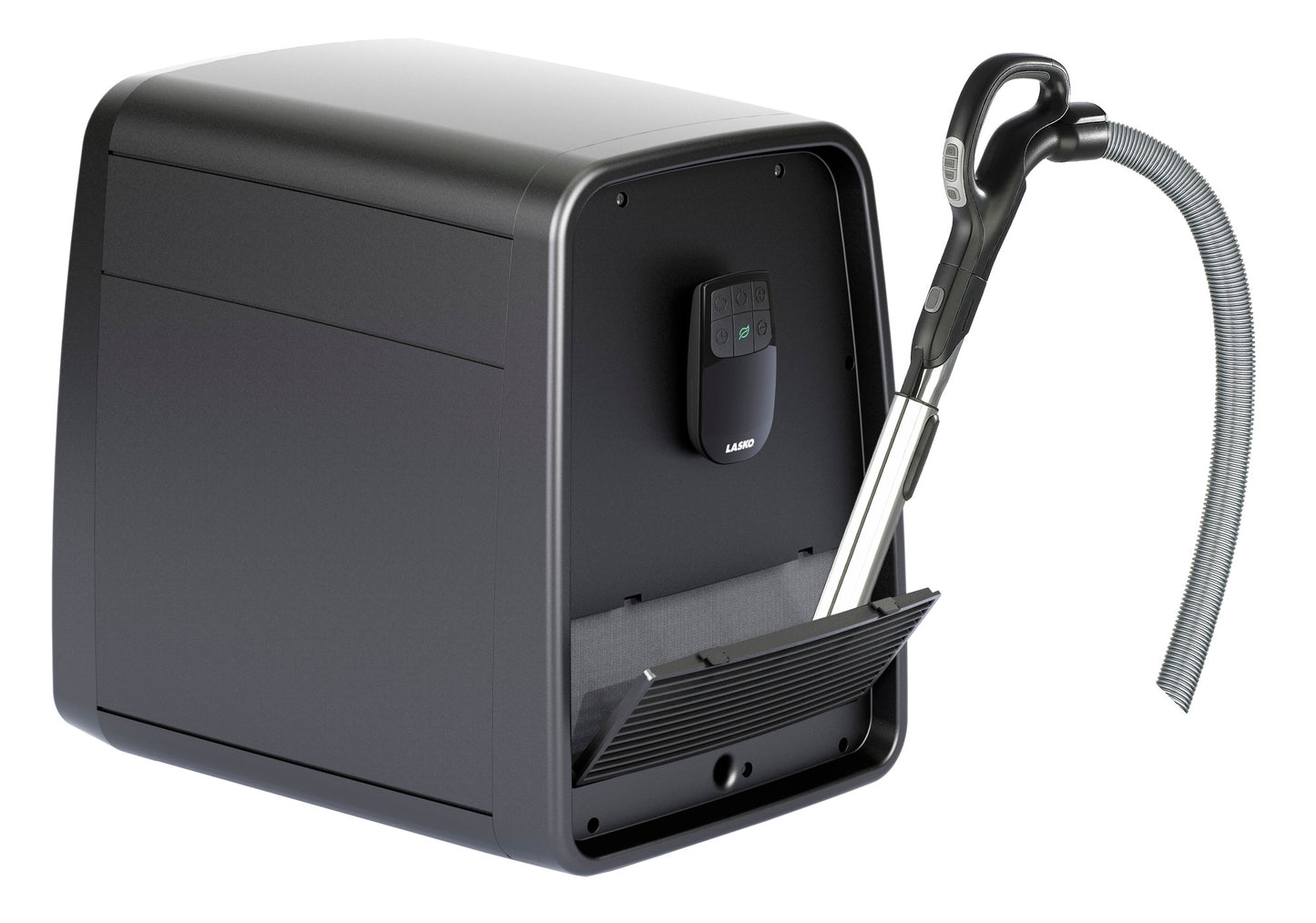 Lasko Cool-Touch Infrared Quartz Space Heater with Timer and Remote Control, 6101, Gray