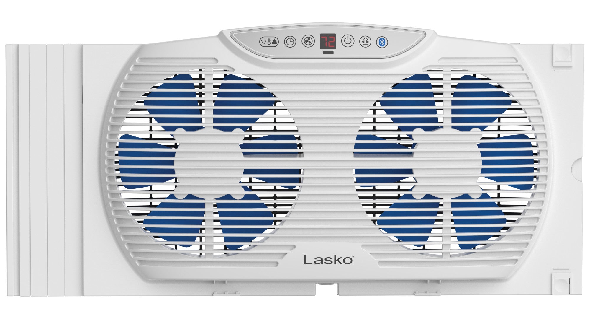 Lasko Electrically Reversible Twin Window Fan with Bluetooth Technology
