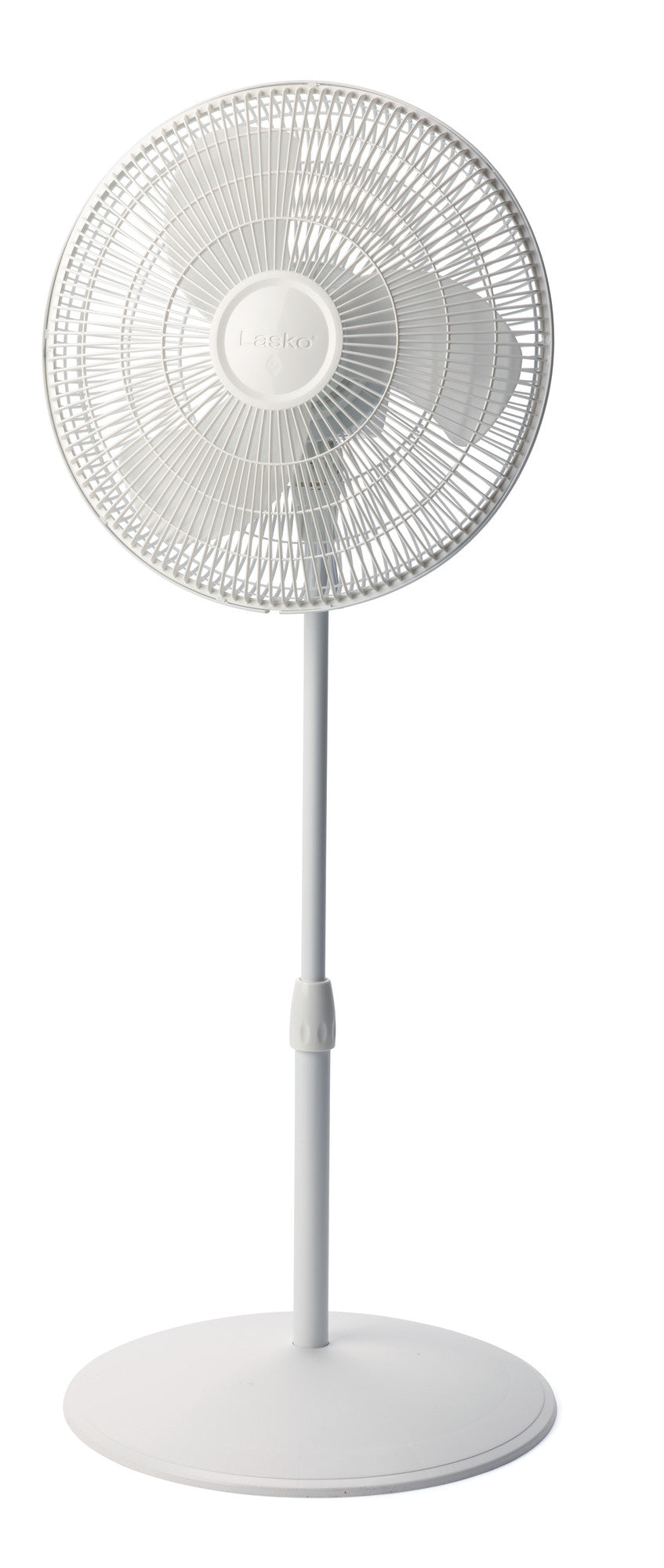 Lasko 16" 3-Speed Oscillating Pedestal Fan, S16201, White
