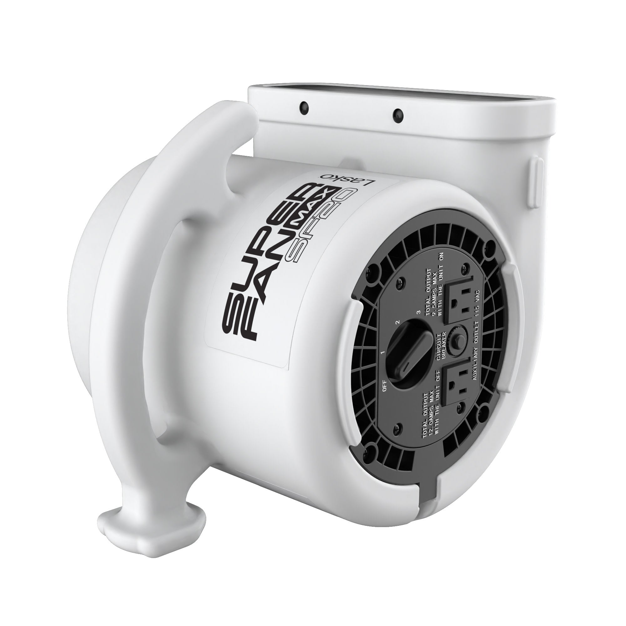 Lasko SF-20-G2 Super Fan Max Multi-Purpose Compact Air Mover, Gray