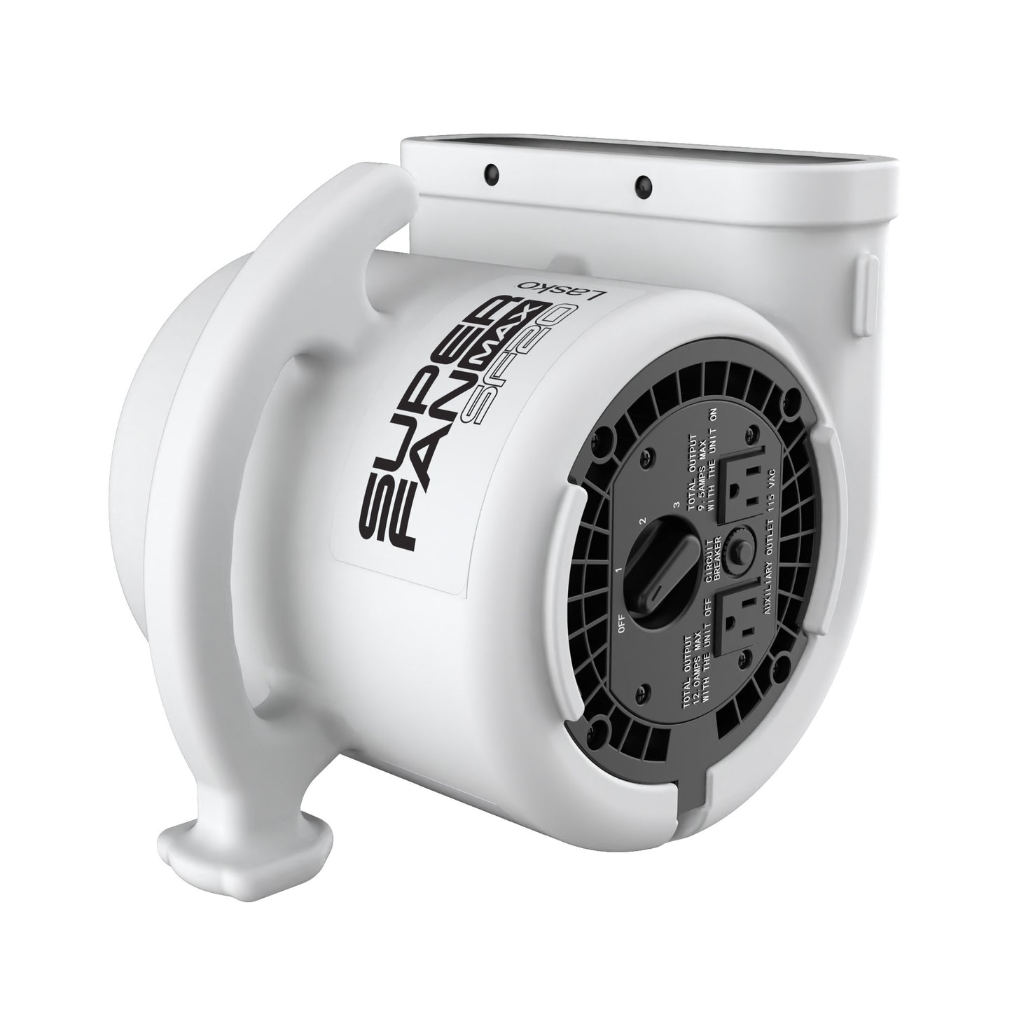 Lasko SF-20-G2 Super Fan Max Multi-Purpose Compact Air Mover, Gray