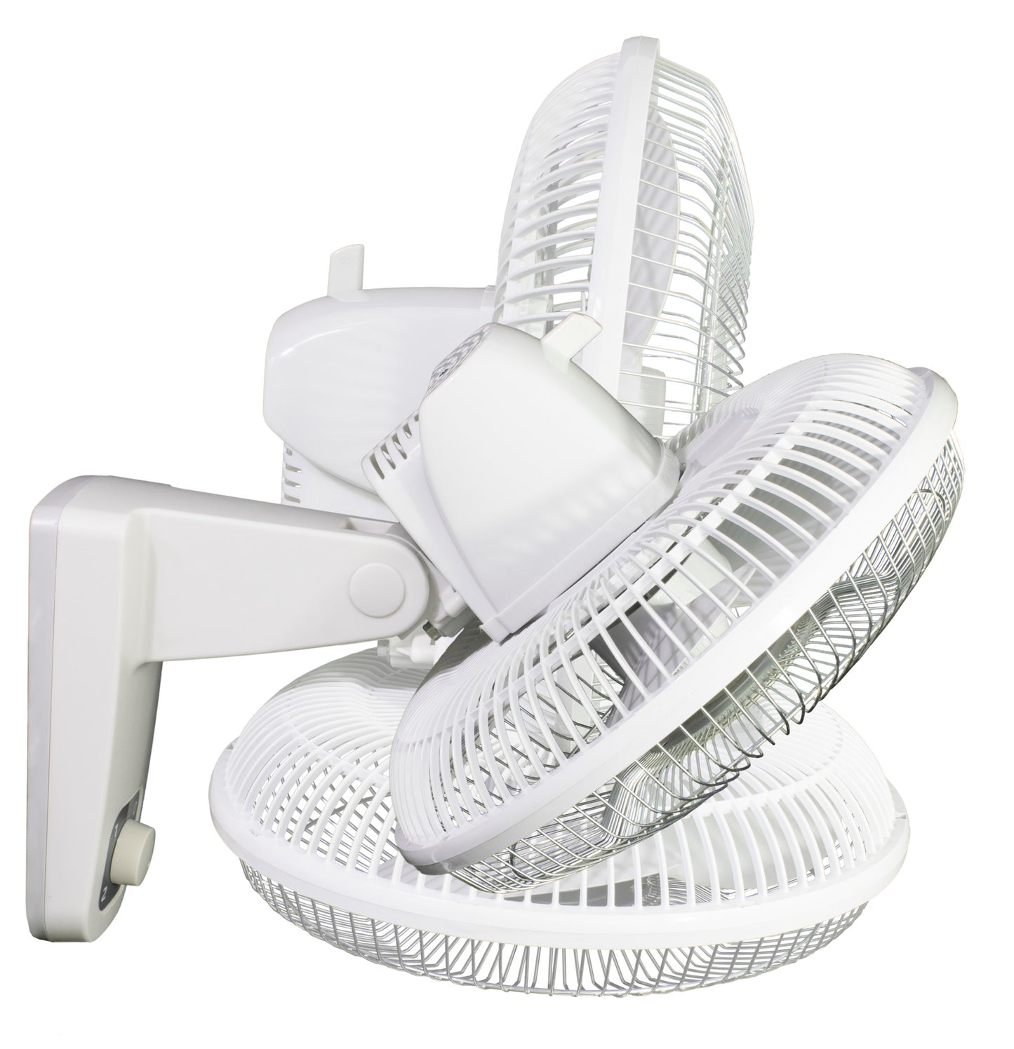 Air King 12" 1/50 HP Commercial Grade Wall Mount Fan (3-speed, manual, white)