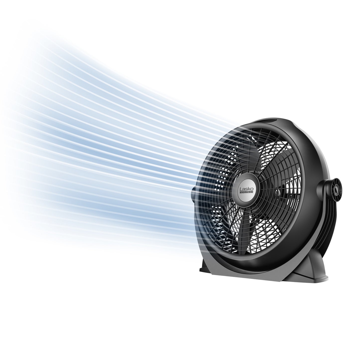 Lasko Wind Machine® A20305 20" Pivoting 3-Speed Air Circulator Fan: Black