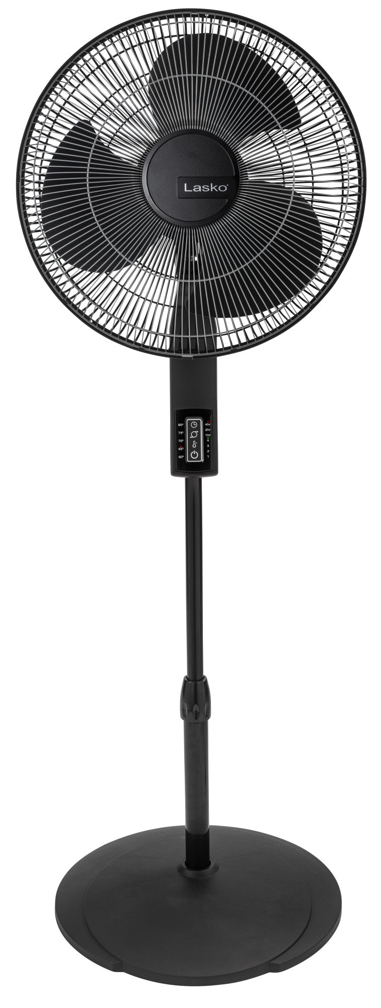 Lasko S16612 16" 4-Speed Oscillating Pedestal Fan with Remote Control