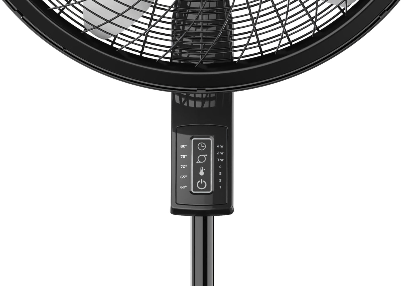 Lasko 18" Elite Collection 4-Speed Pedestal Fan with Remote, S18612, Black