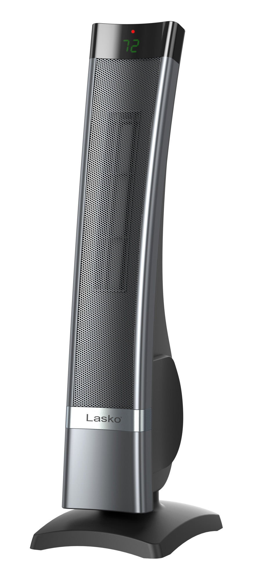 Lasko 1500W Ultra Ceramic Tower Space Heater with Remote, CT30710, Gray