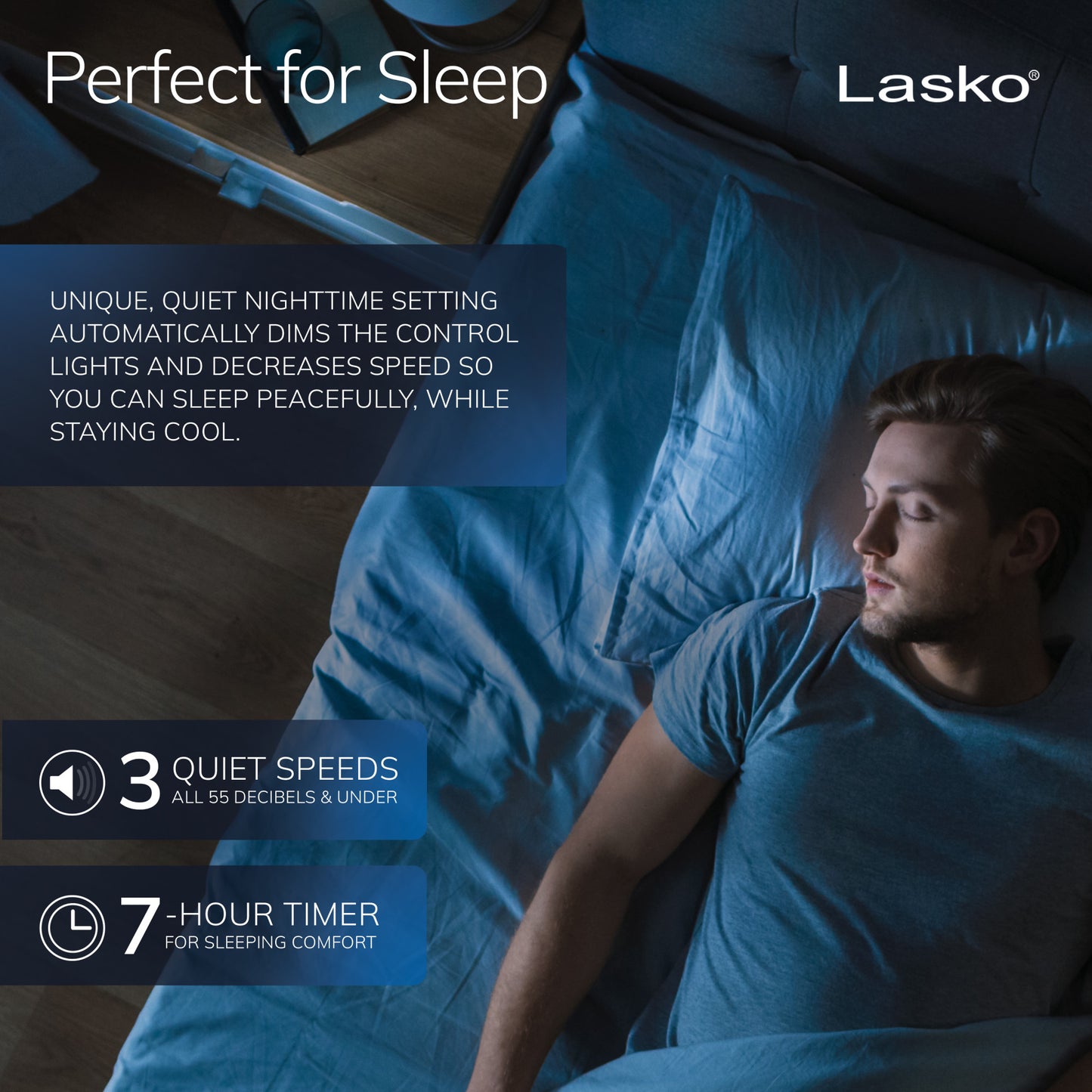 Lasko 48" Space-Saving Oscillating Performance Tower Fan with Remote, T48314, Grey