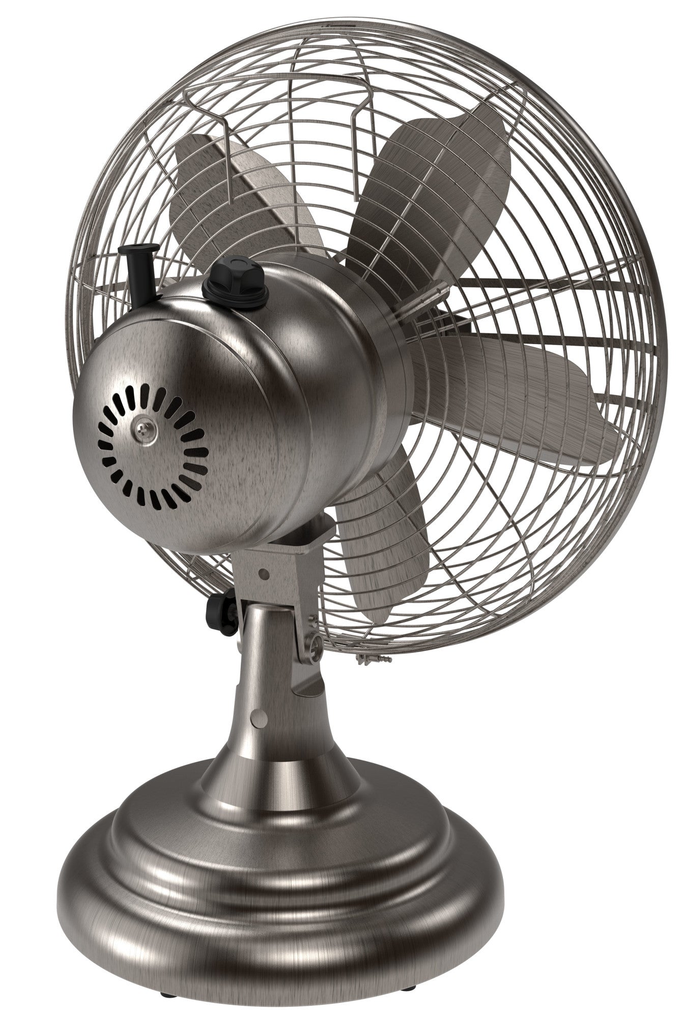 Lasko 12" 3-Speed Oscillating Classic Metal Table Fan with Tilt-Back - Thumbnail 4